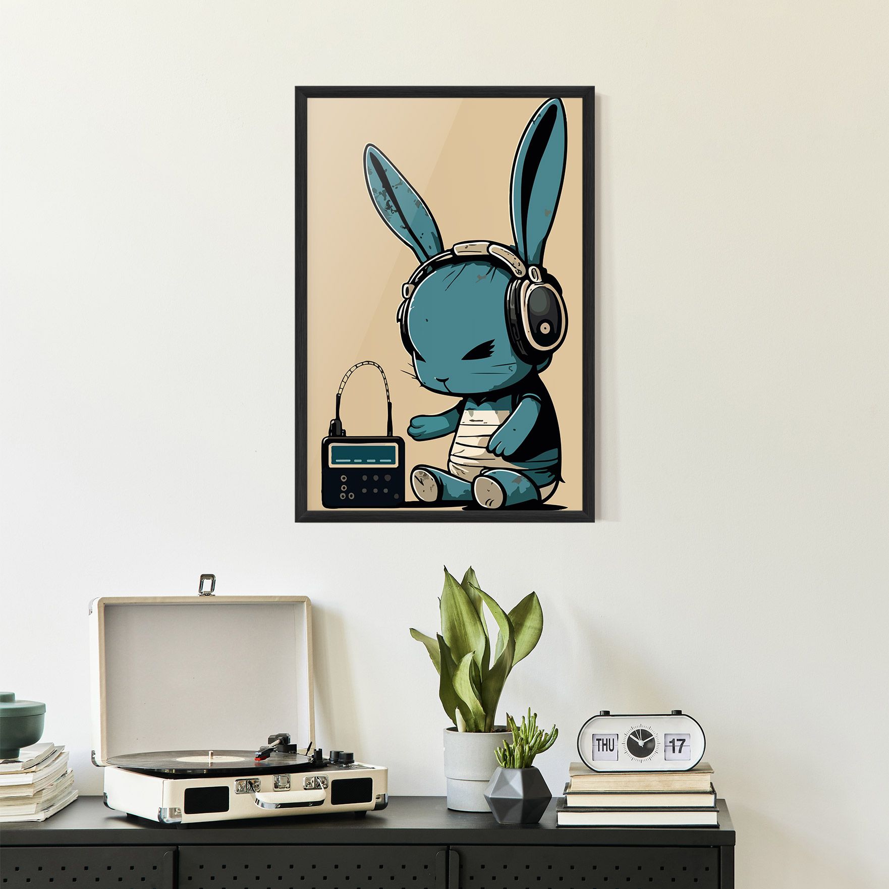 Blue Baby Bunny mockup 2