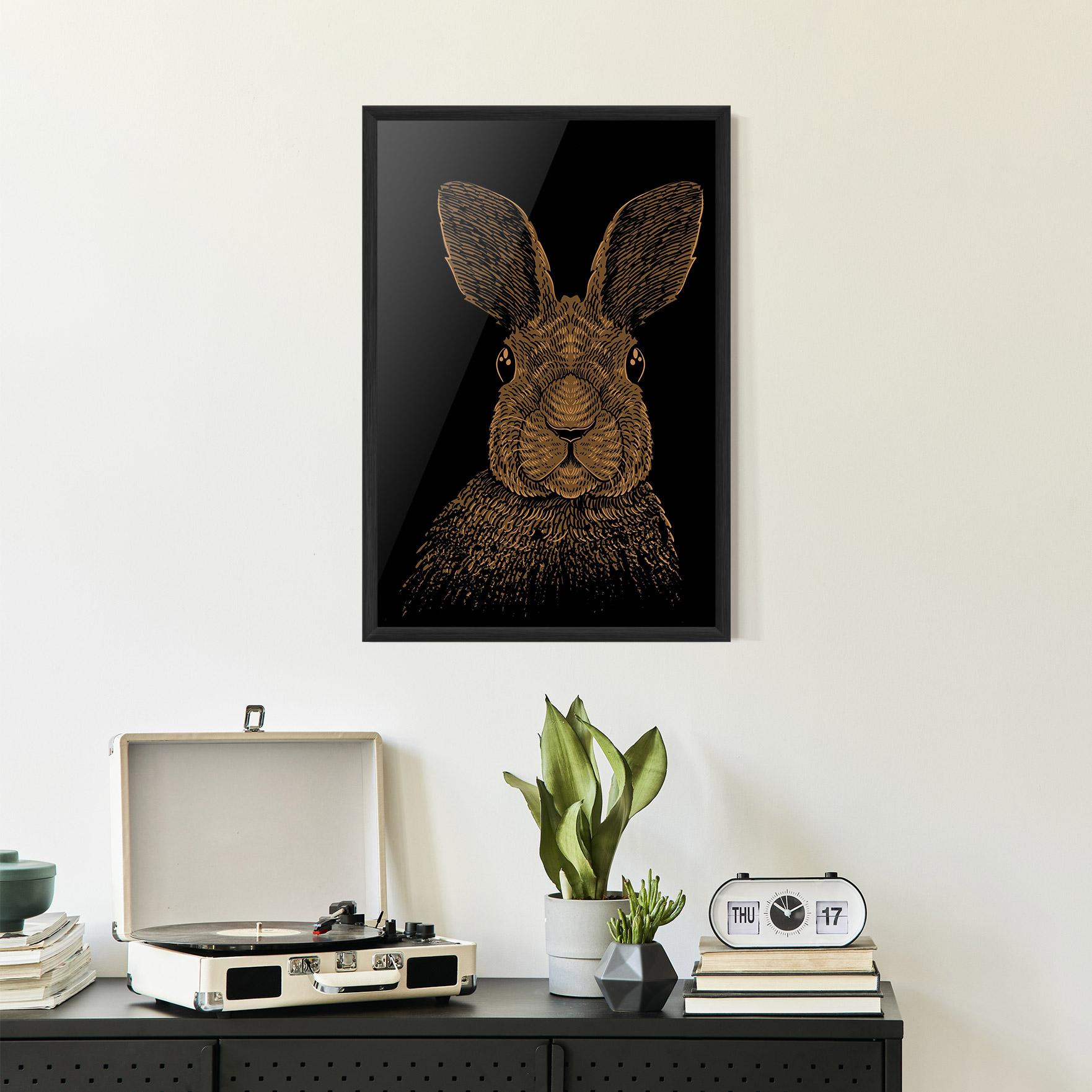 Poster Înrămat Brown Bunny mockup 2