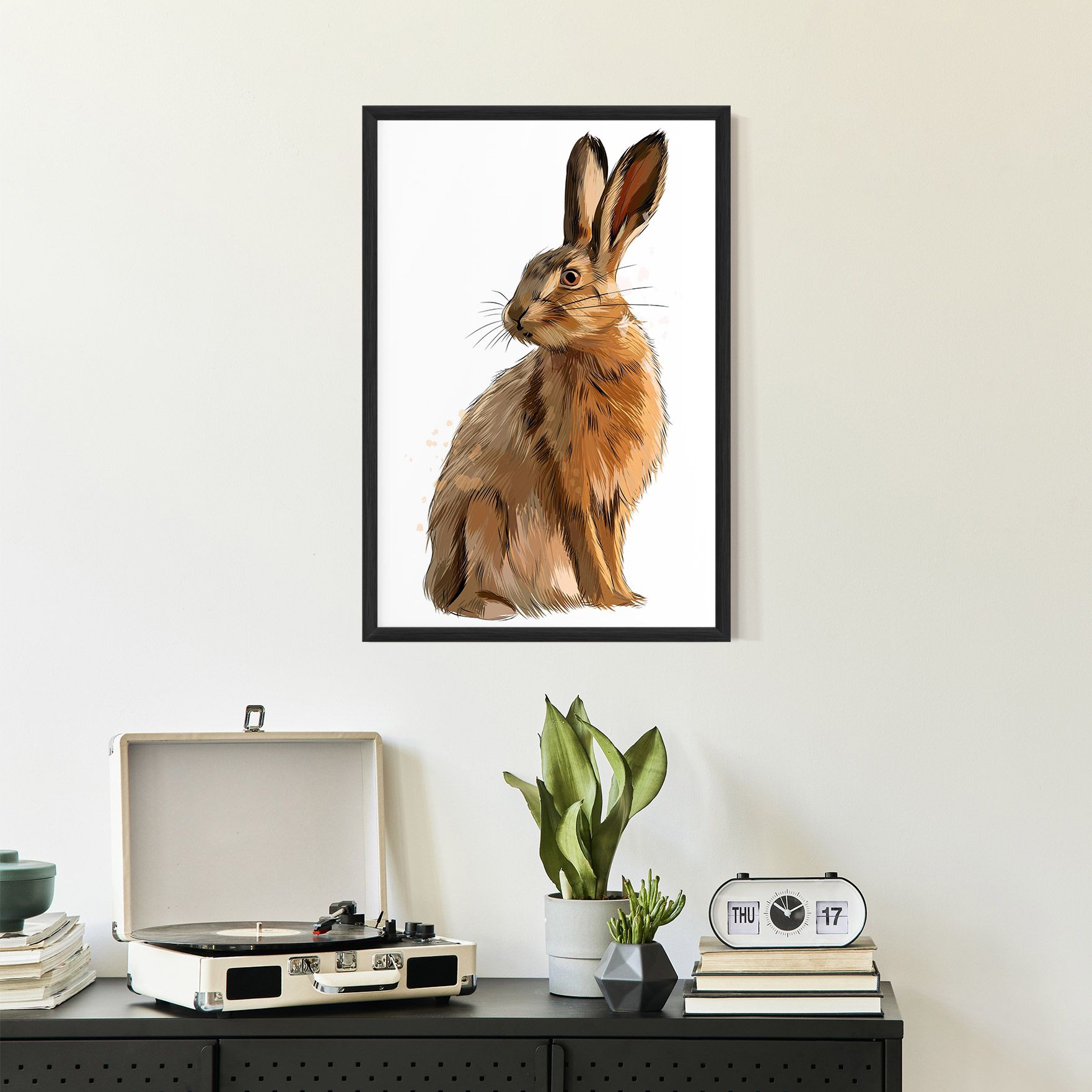 Painted Bunny mockup 2