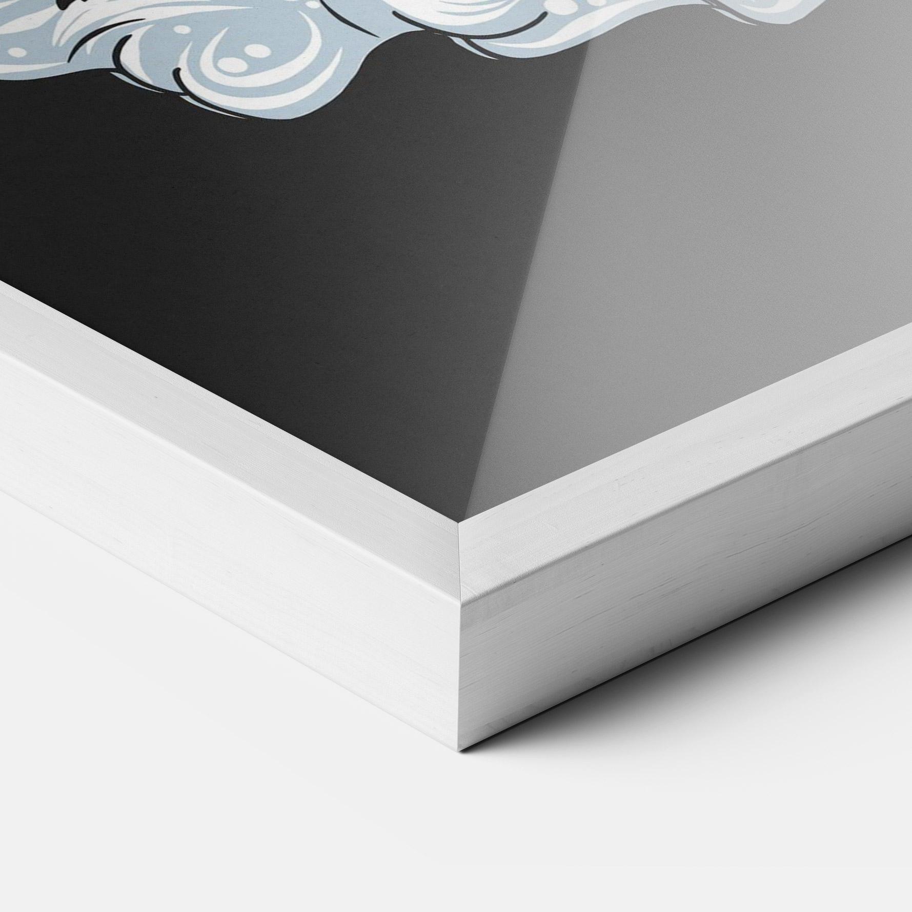 Poster Înrămat Moon Bunny mockup 3