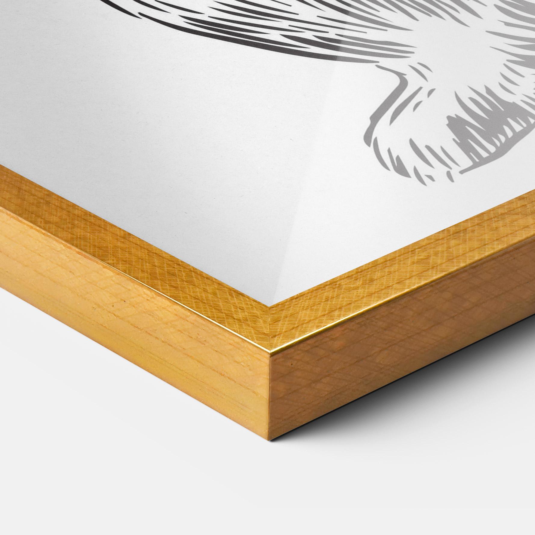 Poster Înrămat Cute Bunny mockup 3