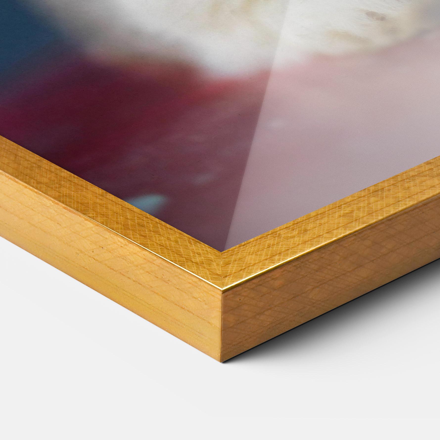 Poster Înrămat Cute Grey Bunny mockup 3