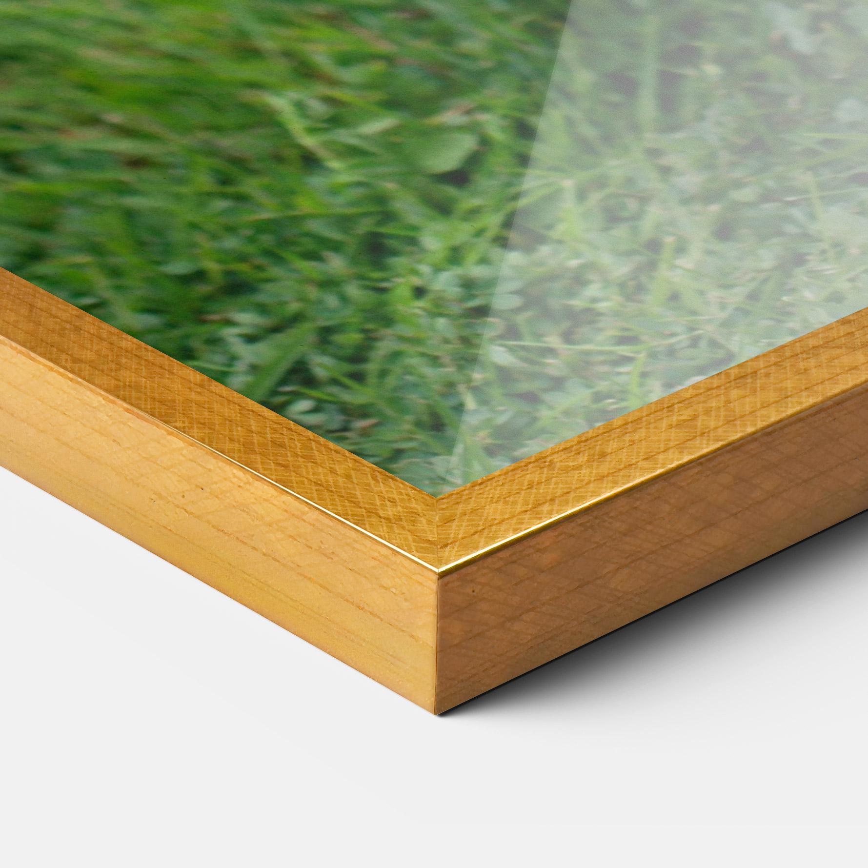 Poster Înrămat Light Orange Bunny mockup 3