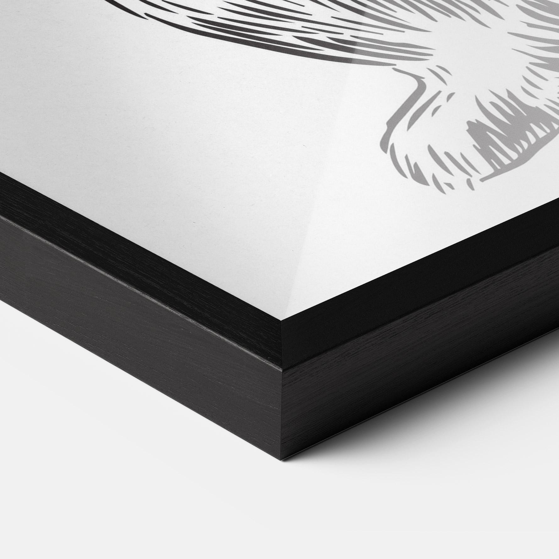 Poster Înrămat Cute Bunny mockup 3