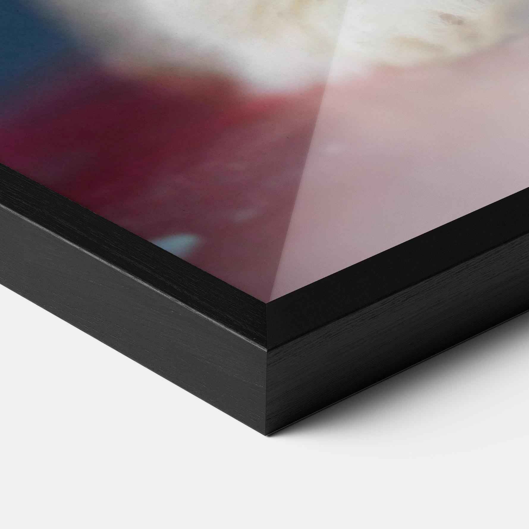 Poster Înrămat Cute Grey Bunny mockup 3