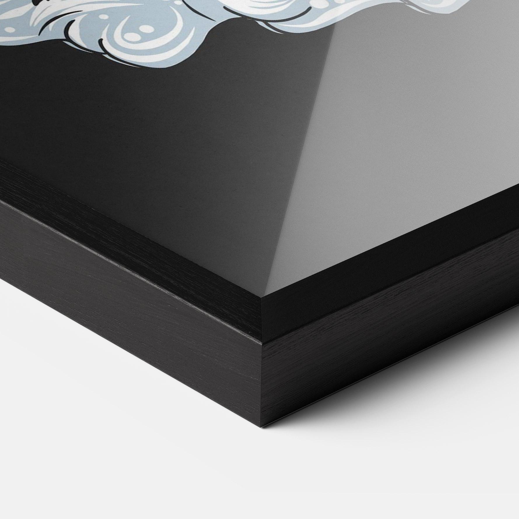 Poster Înrămat Moon Bunny mockup 3