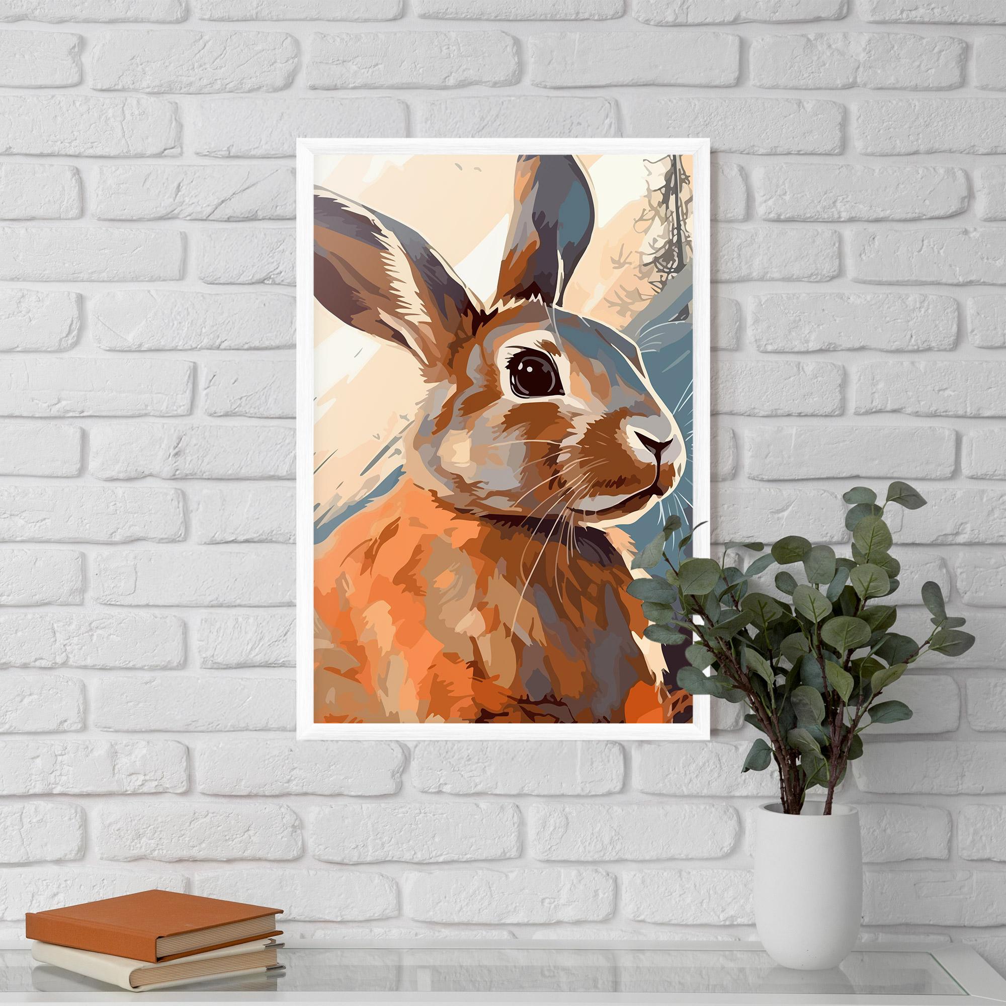 Poster Înrămat Anime Rabbit mockup 5