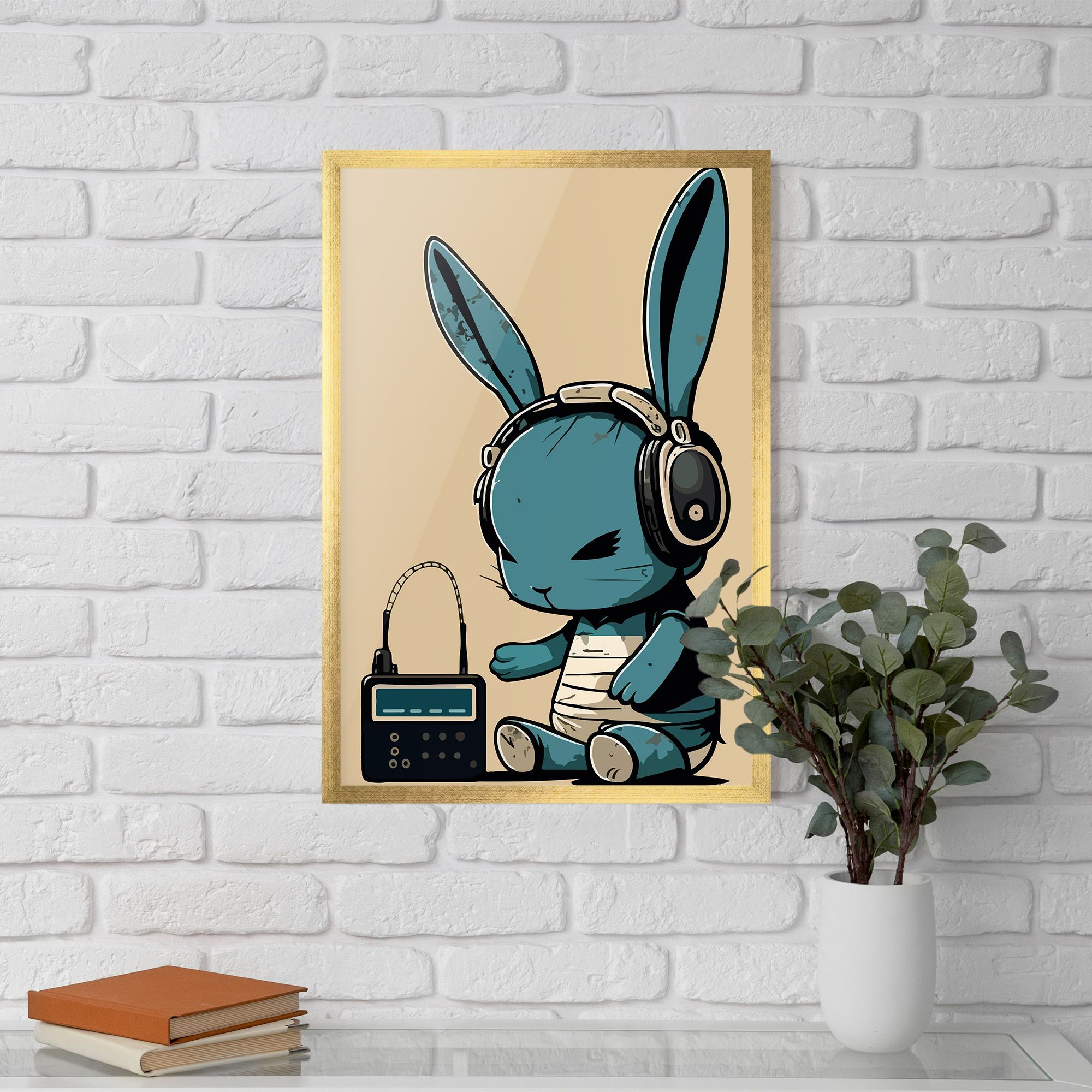 Blue Baby Bunny mockup 5