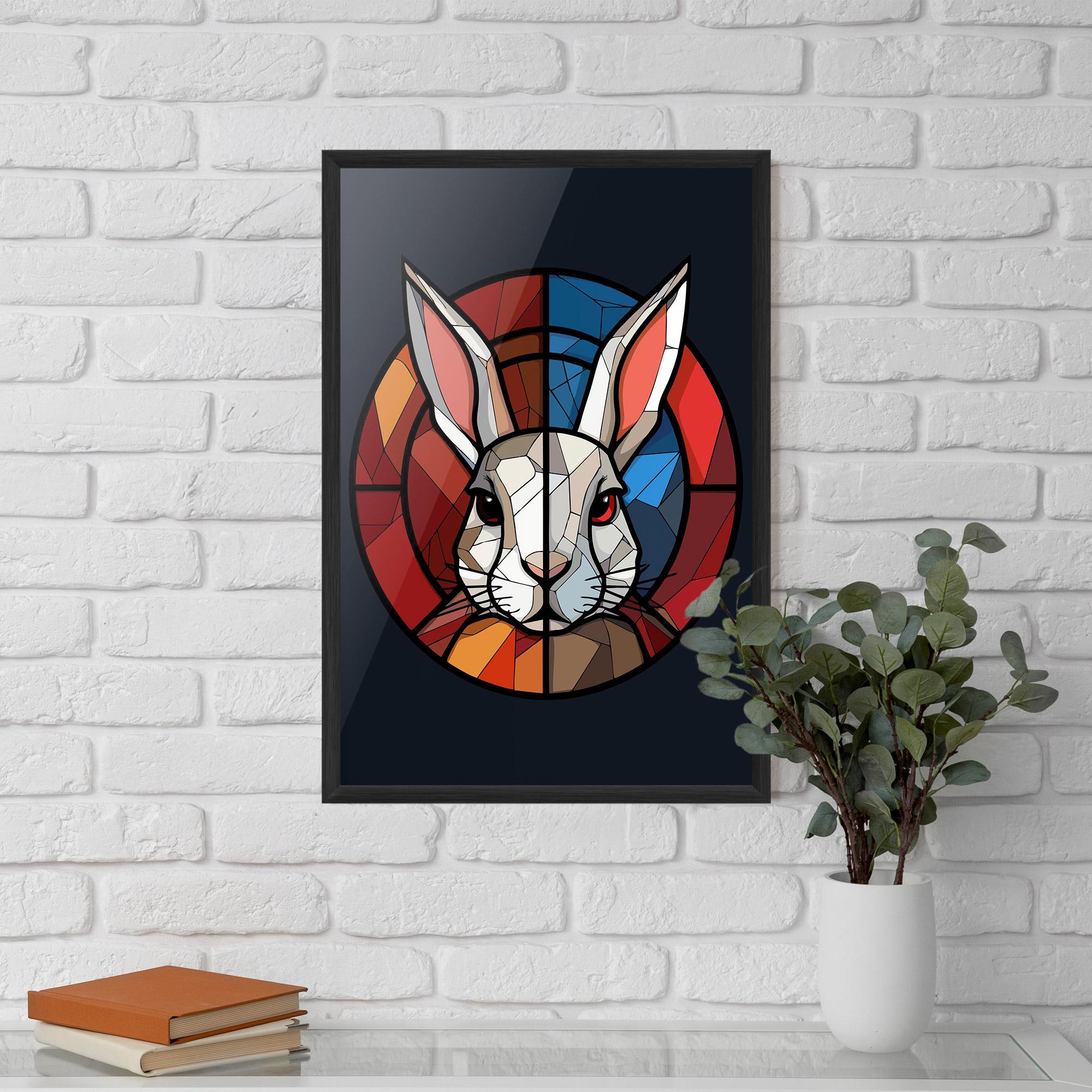 Poster Înrămat Bunny mockup 5