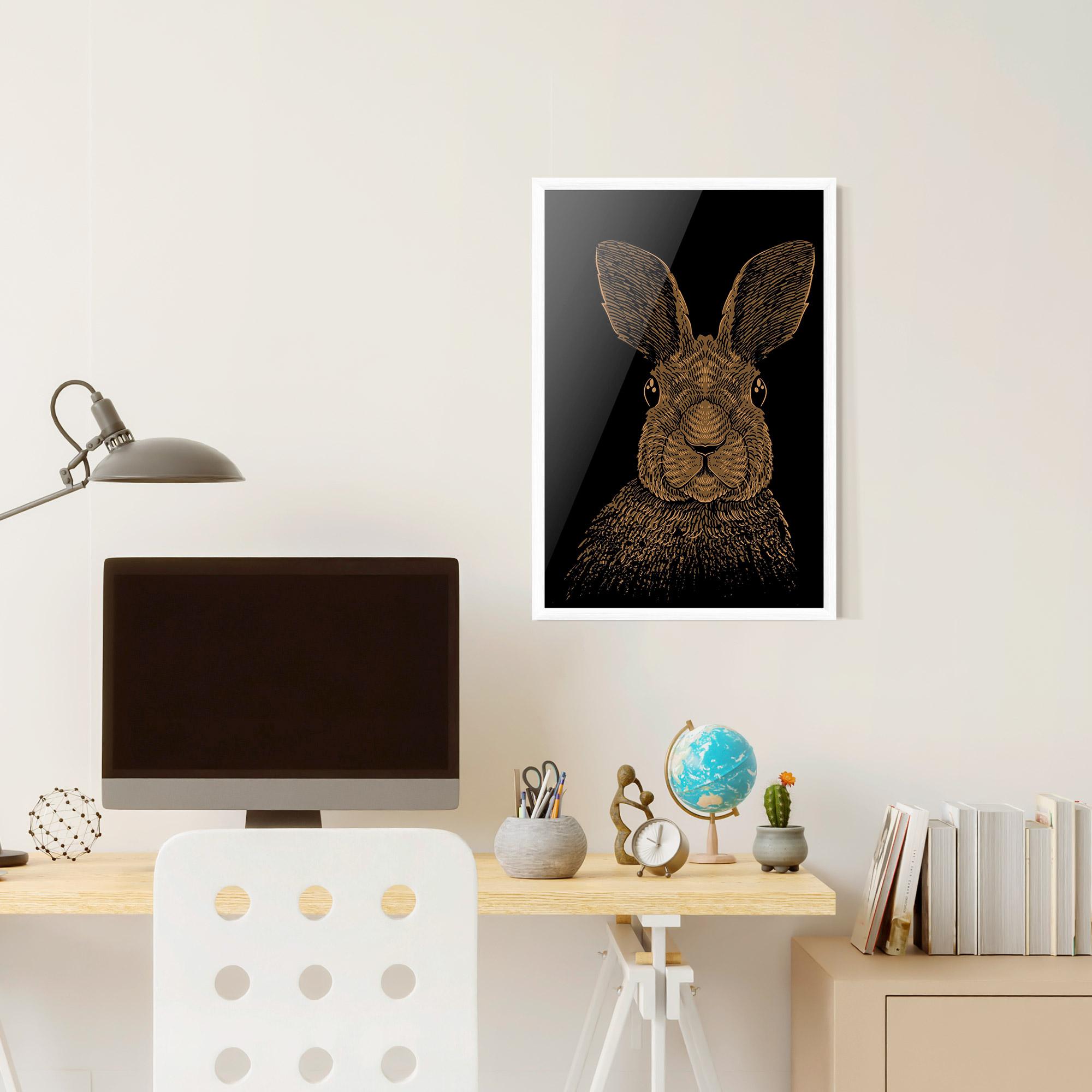 Poster Înrămat Brown Bunny mockup 6