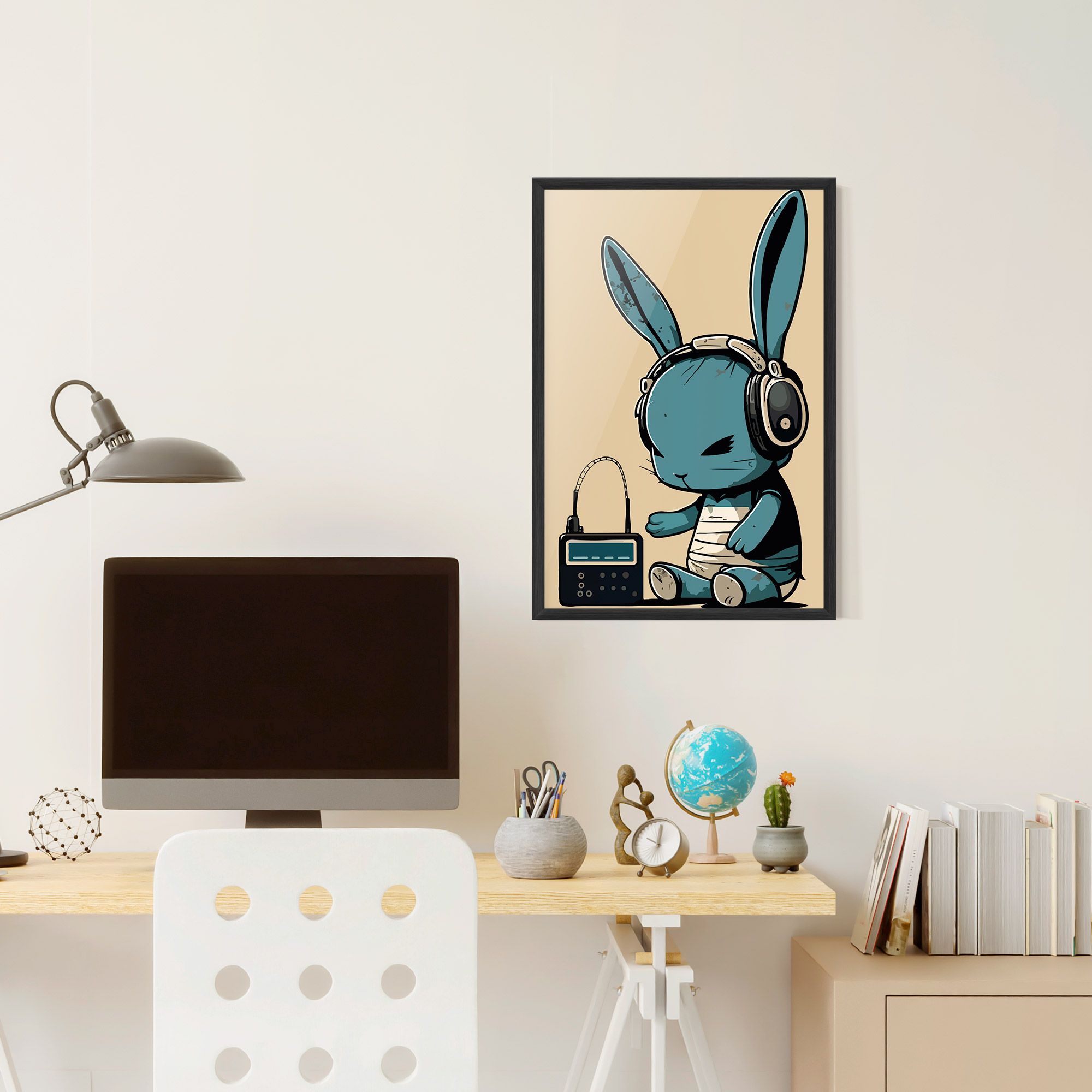 Blue Baby Bunny mockup 6