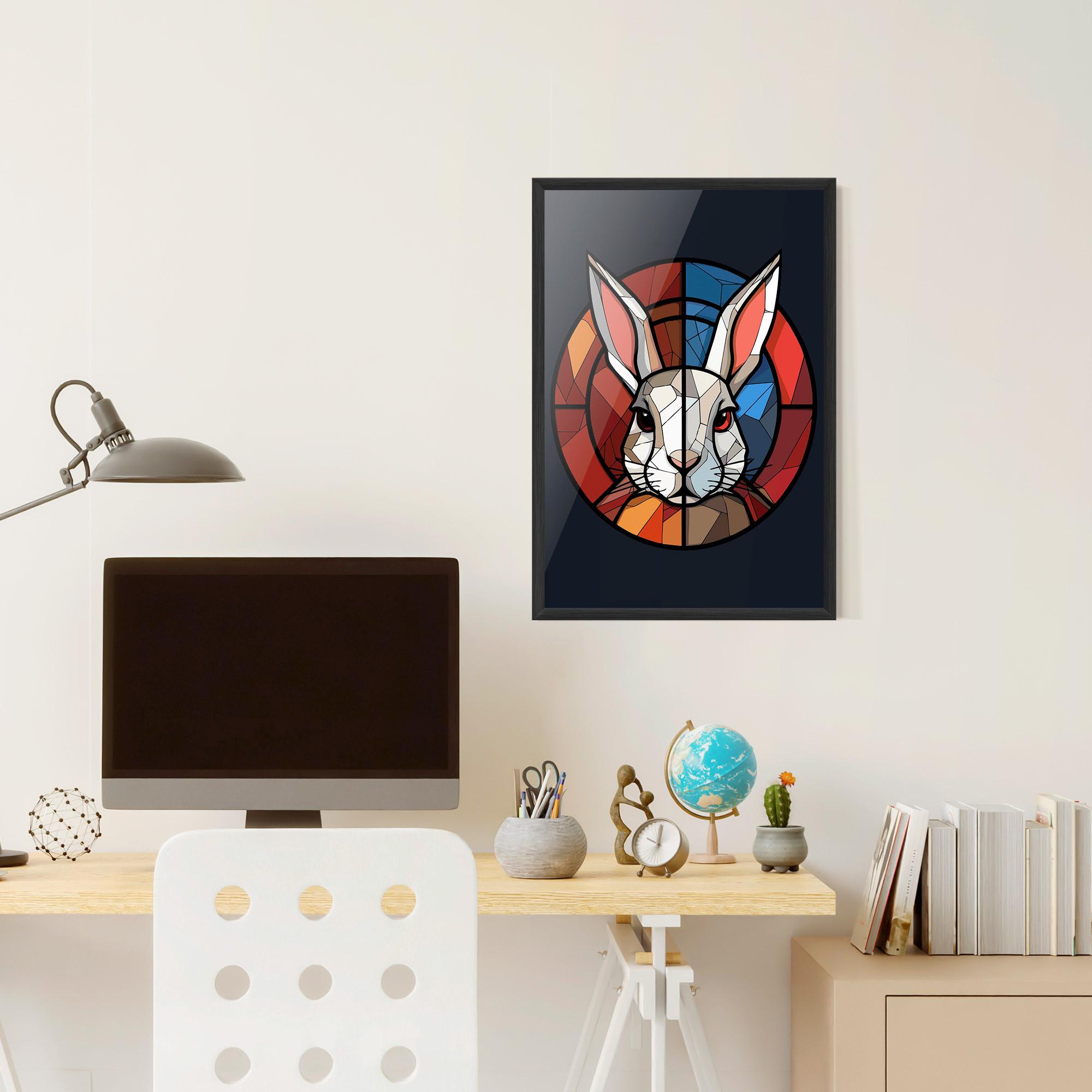 Poster Înrămat Bunny mockup 6
