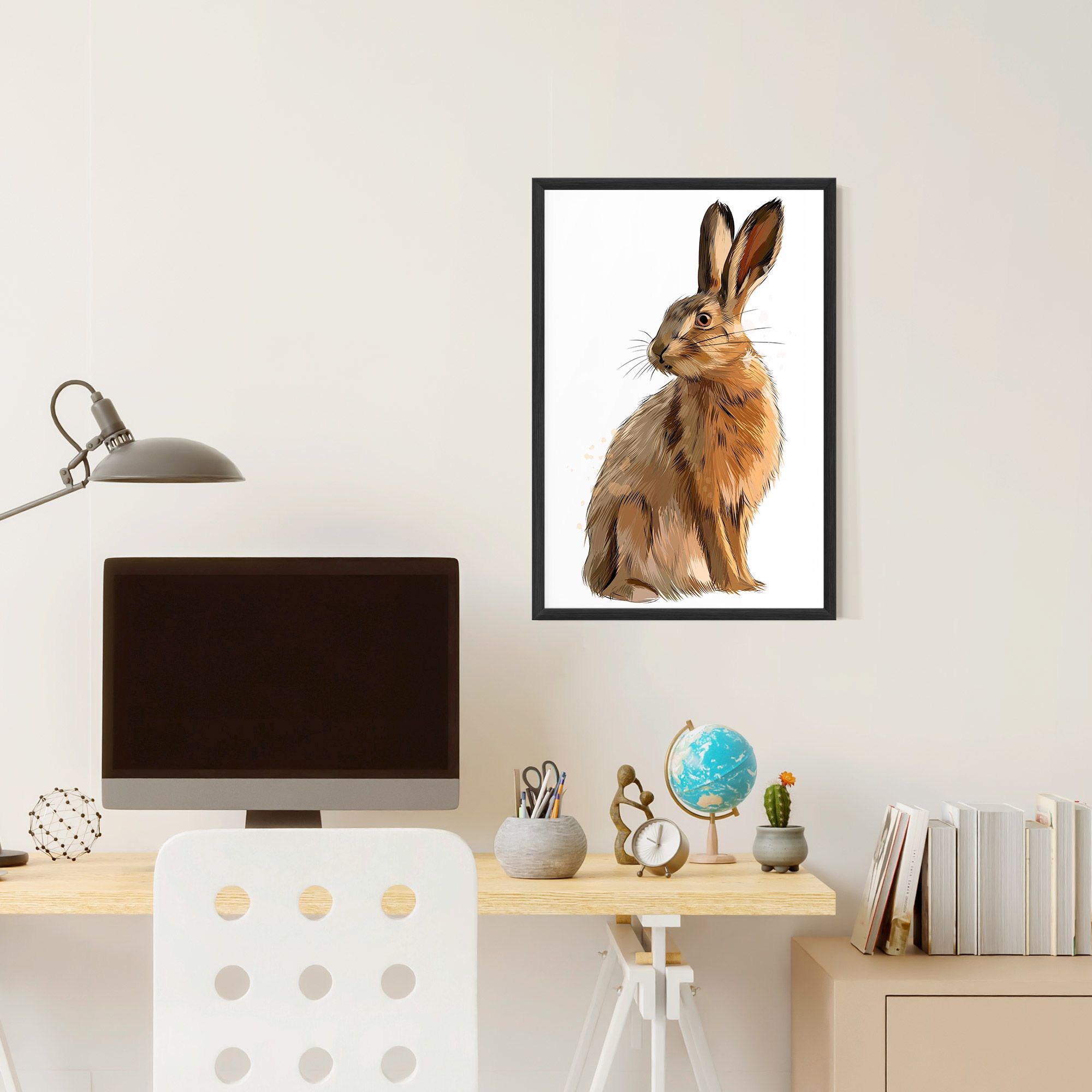 Painted Bunny mockup 6