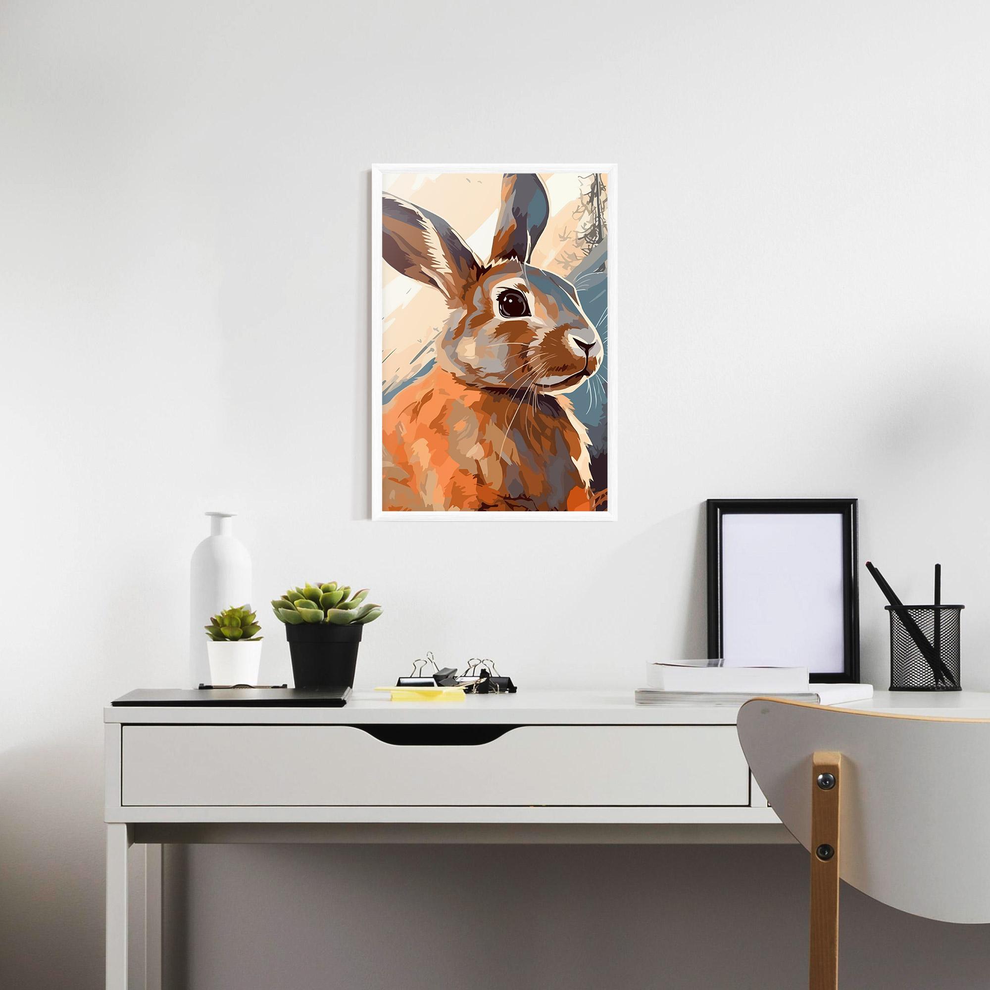 Poster Înrămat Anime Rabbit mockup 7