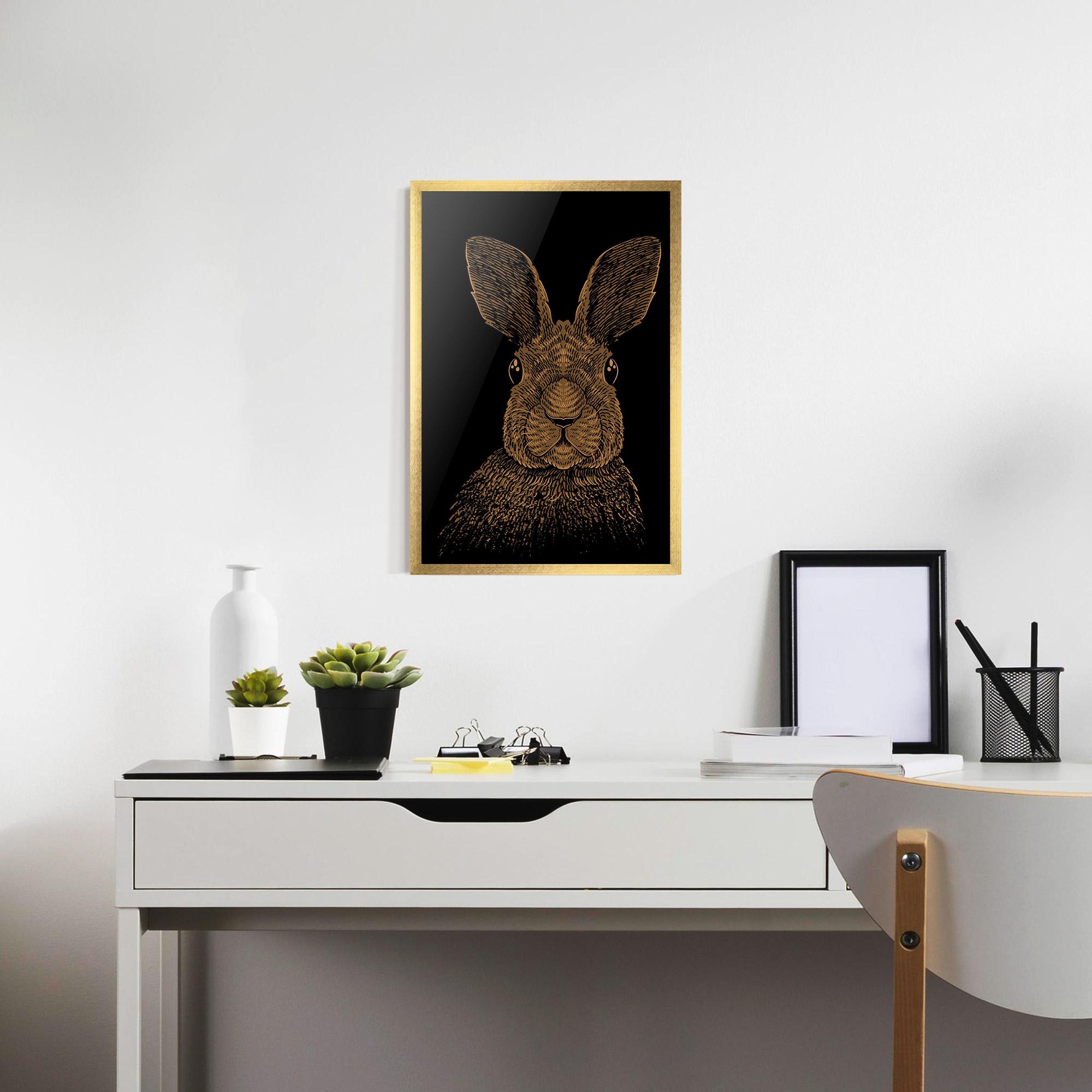 Poster Înrămat Brown Bunny mockup 7