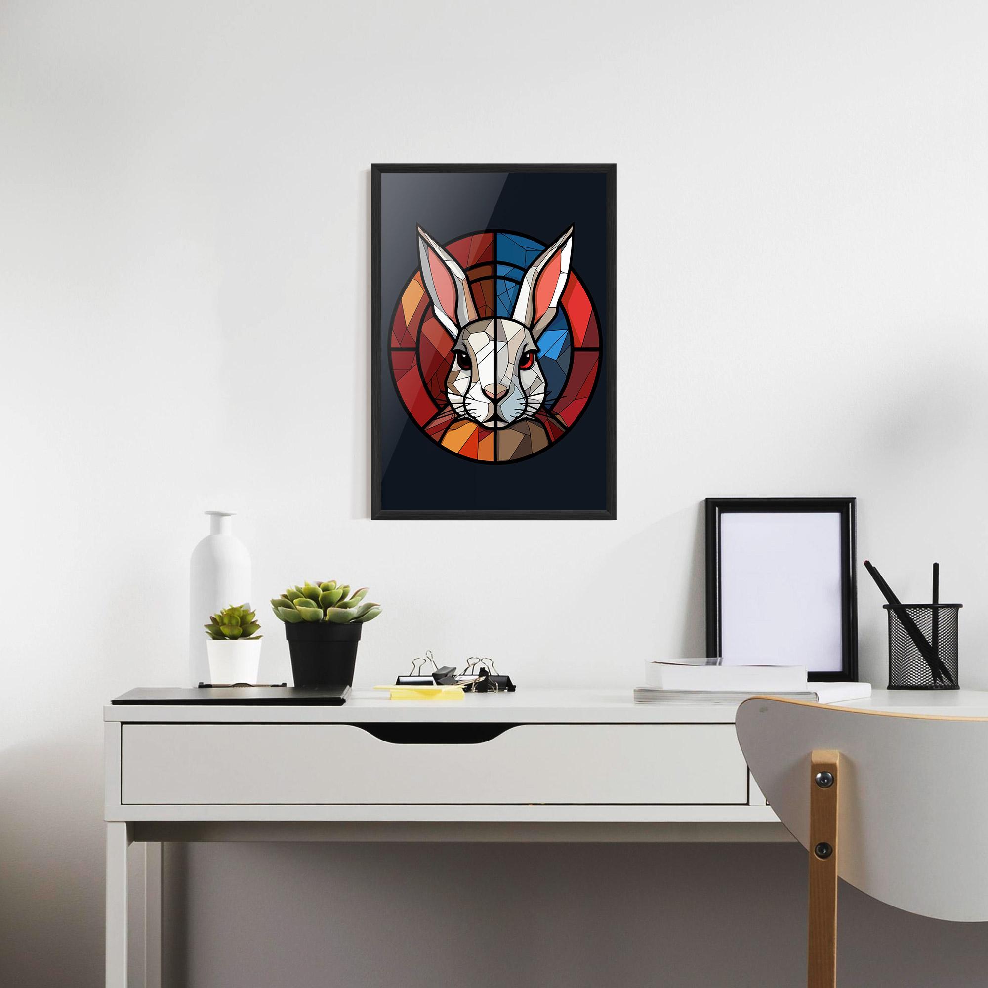 Poster Înrămat Bunny mockup 7