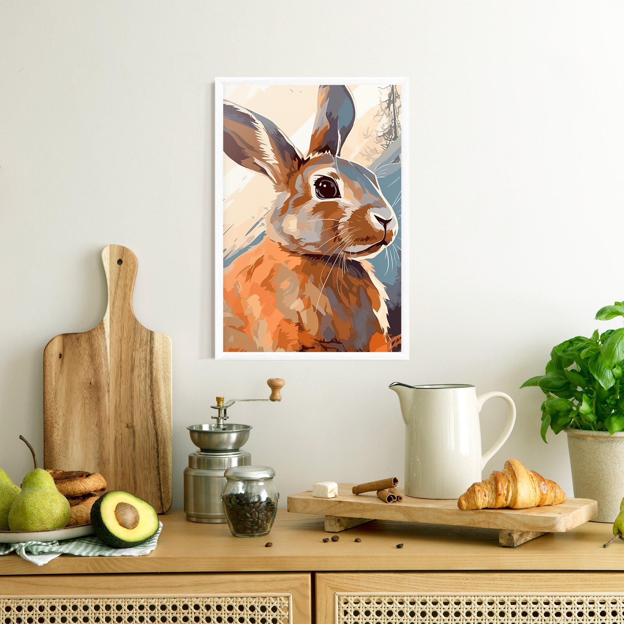 Poster Înrămat Anime Rabbit mockup 8