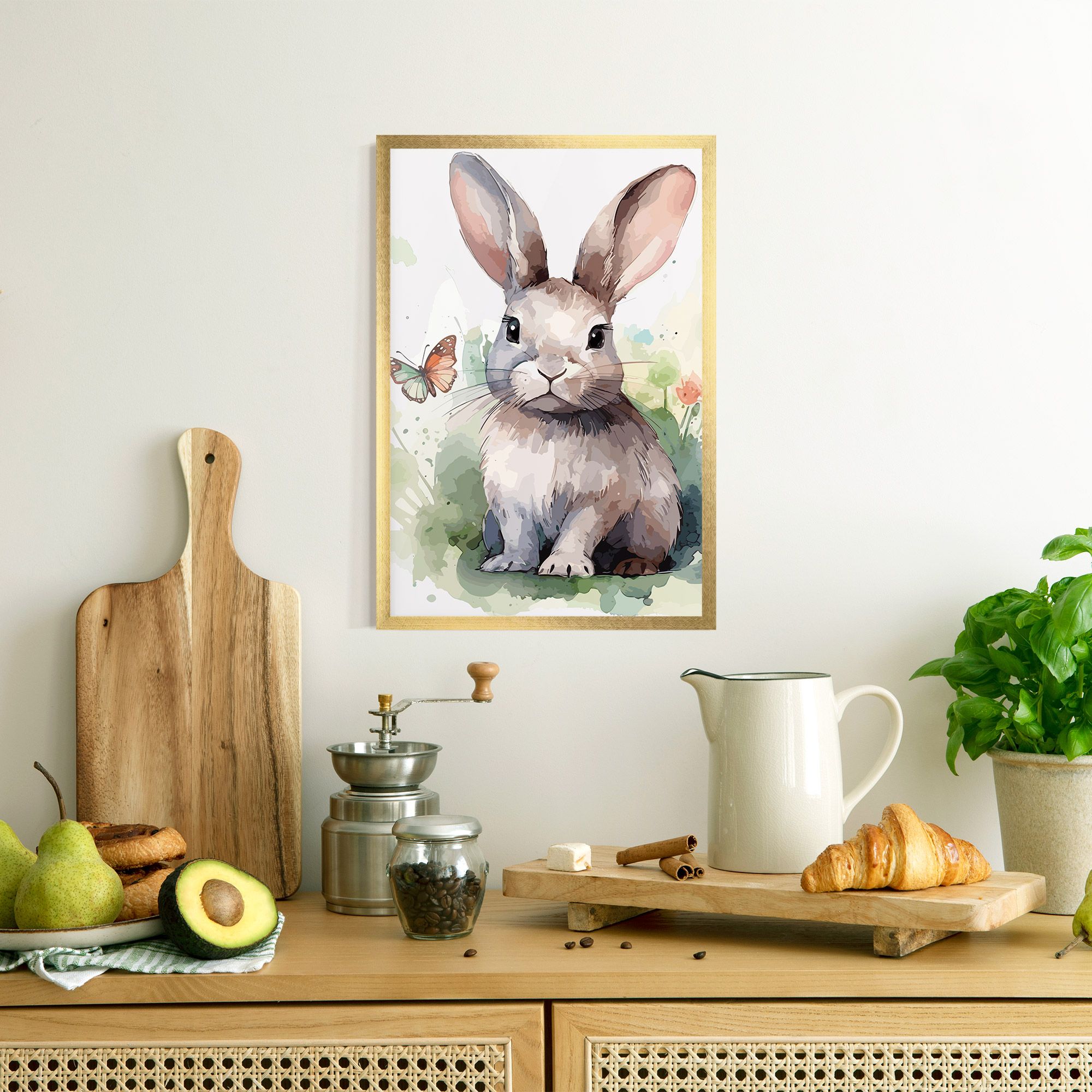 Pretty Bunny Art mockup 8