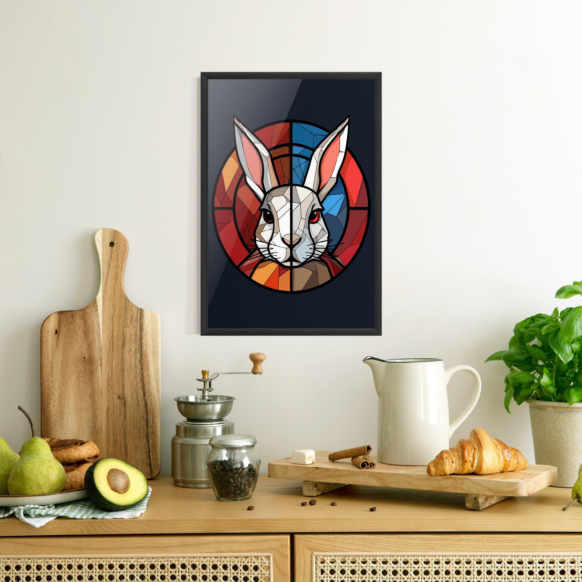 Poster Înrămat Bunny mockup 8