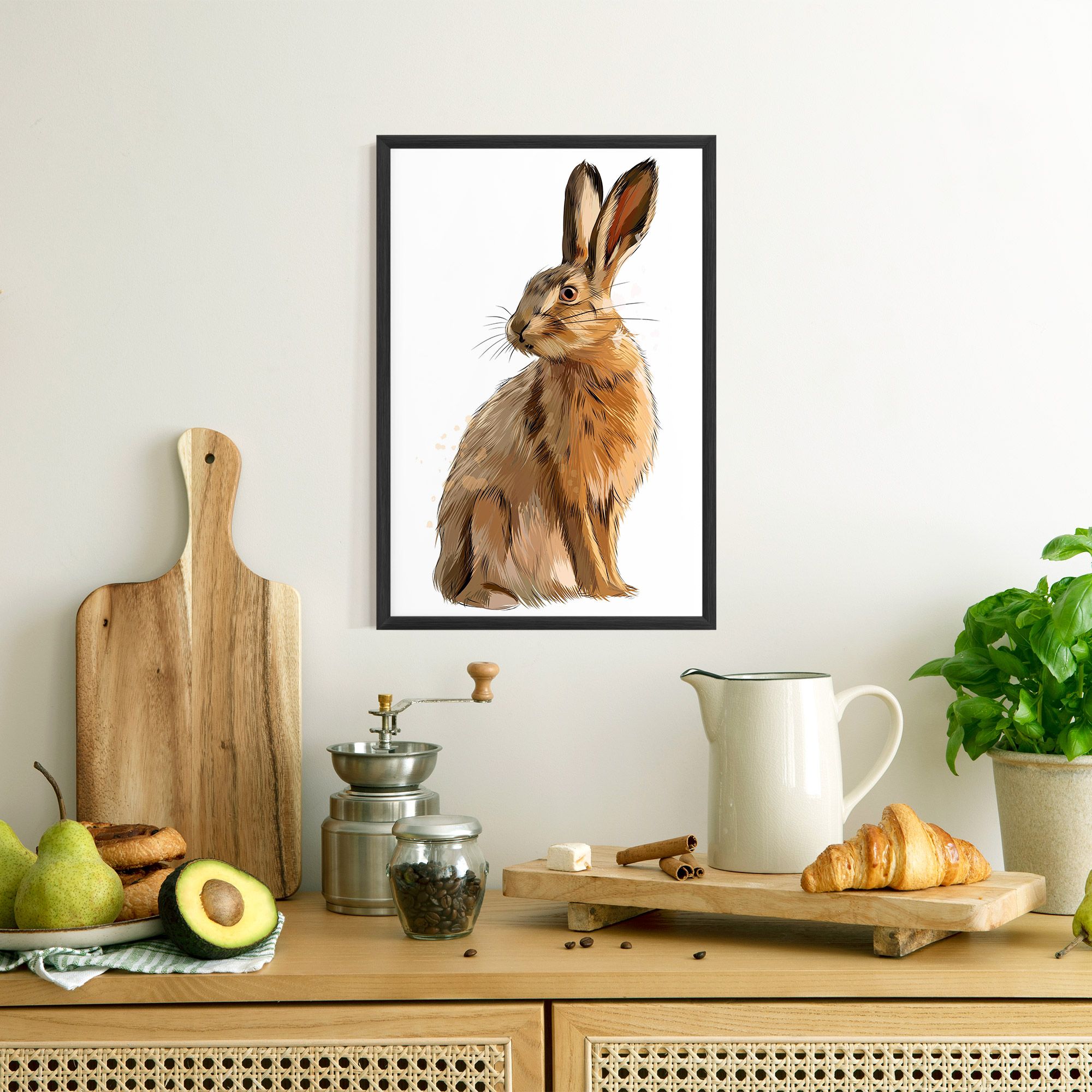 Painted Bunny mockup 8