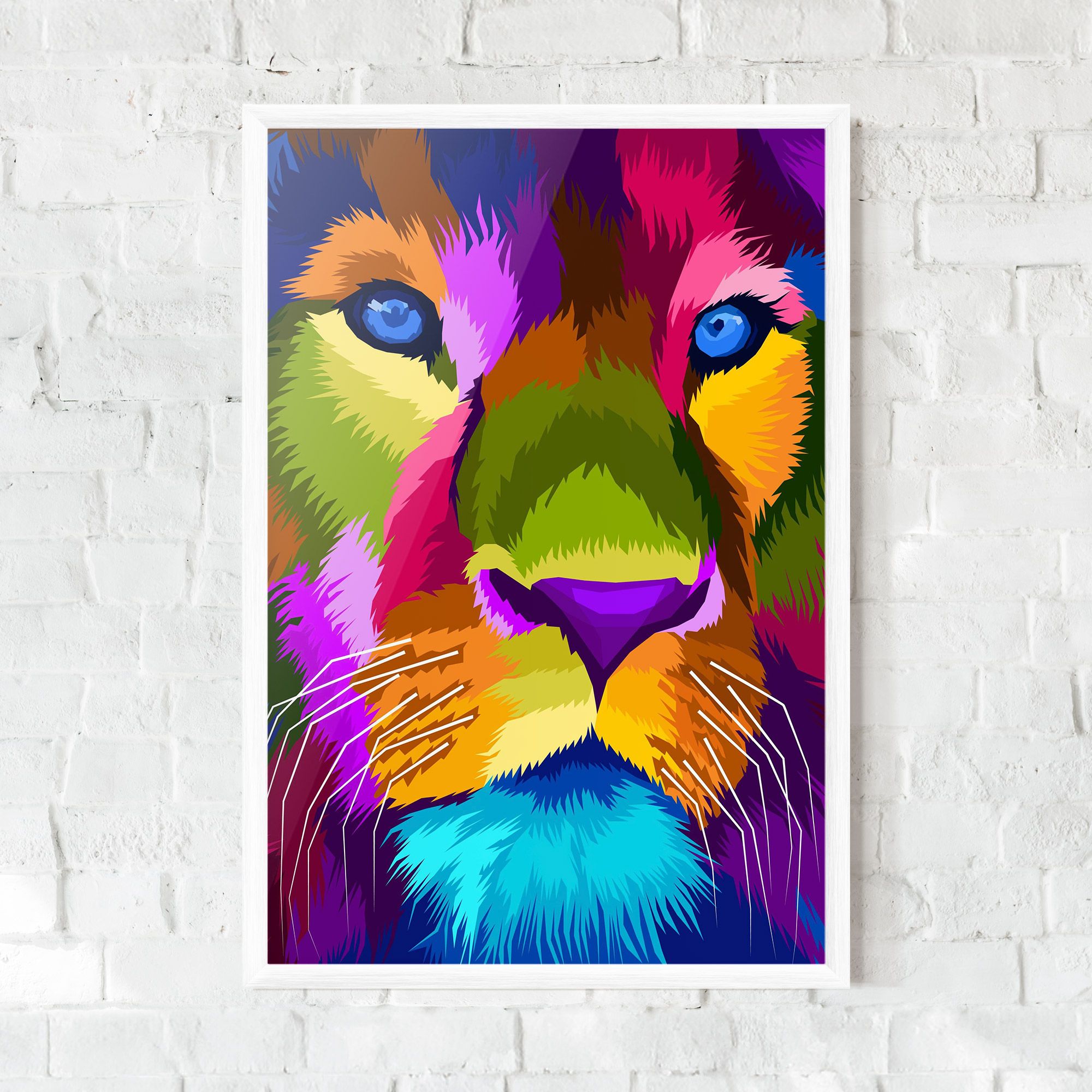 Color Lion Close Up mockup 0