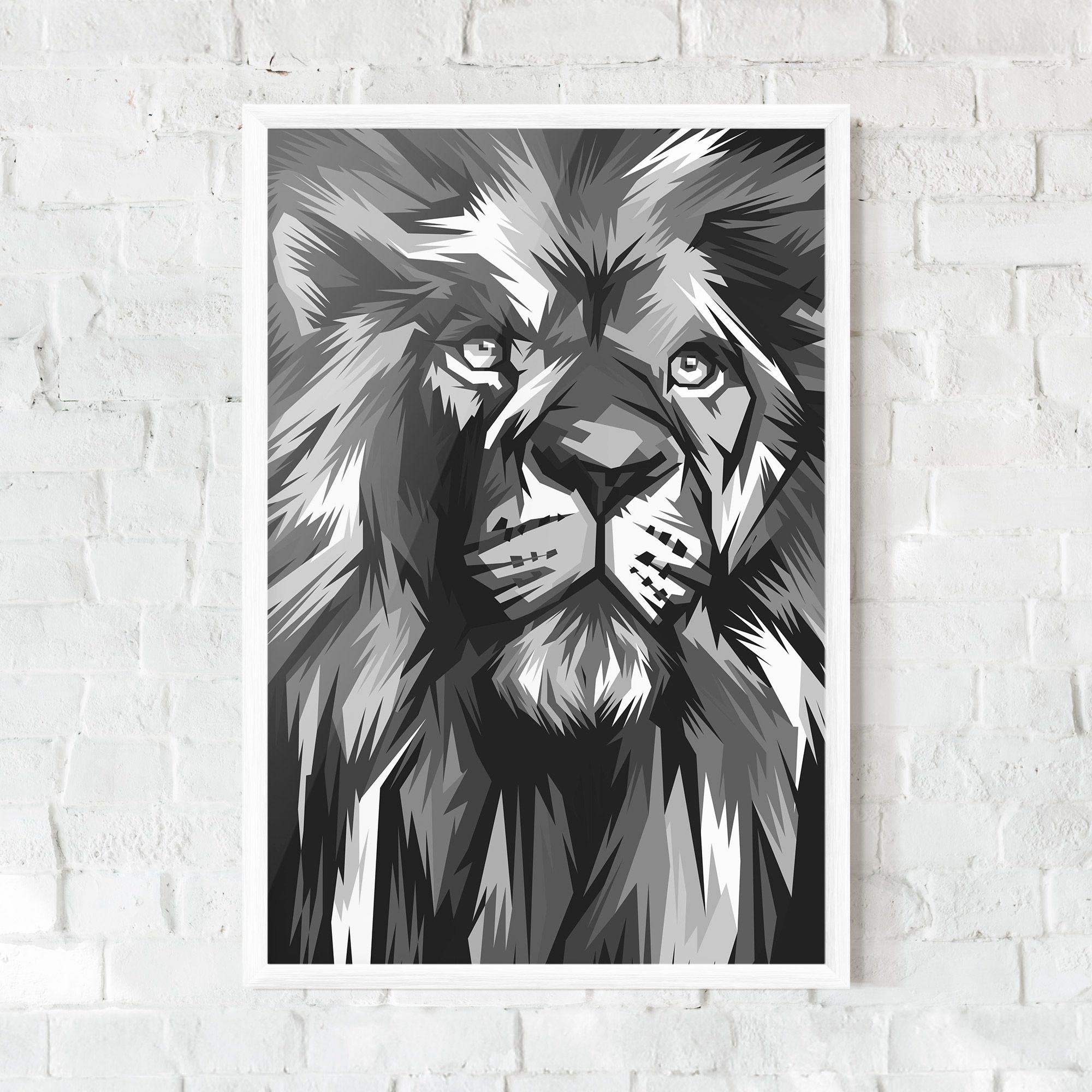 Grey Head Lion mockup 0