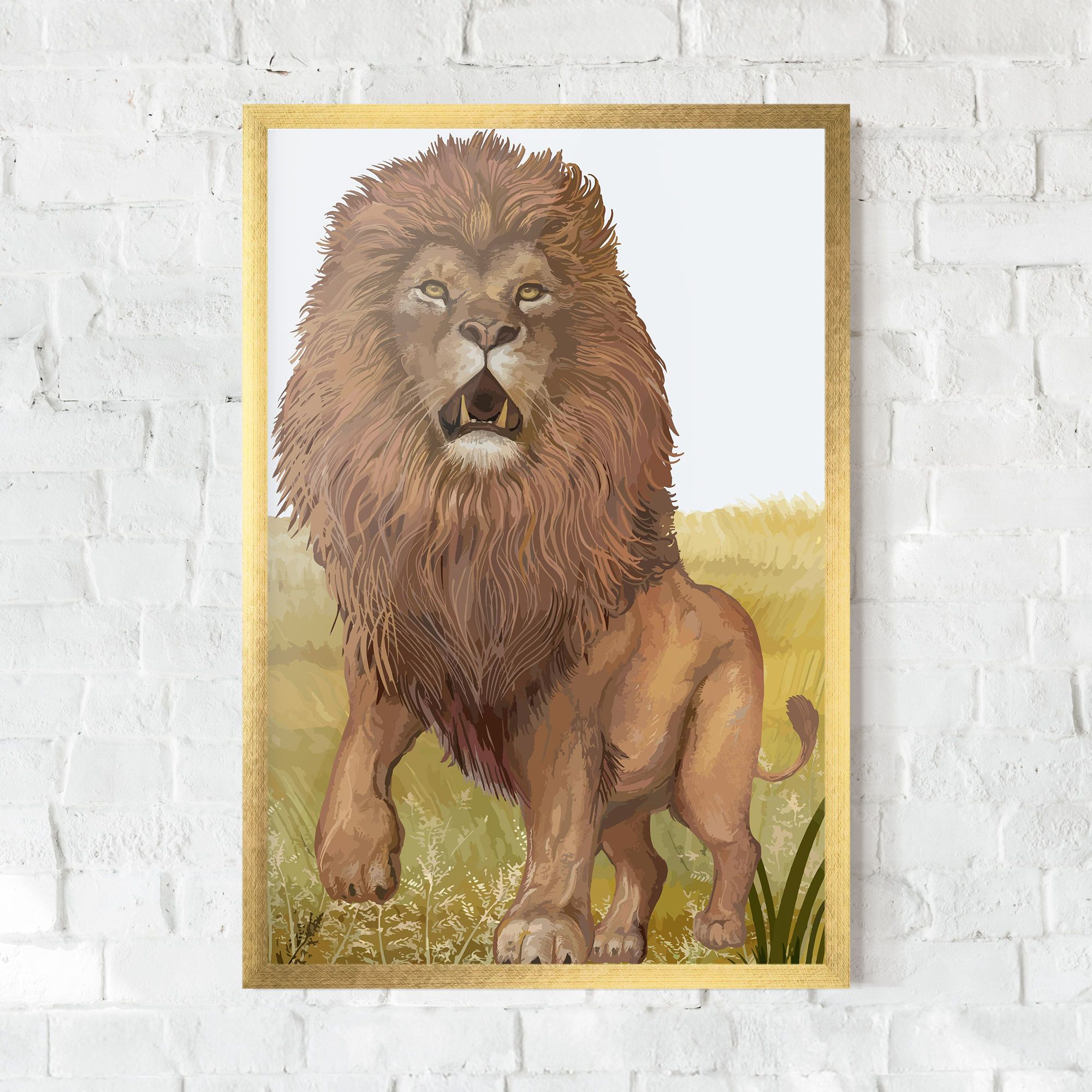 Wild Lion mockup 0