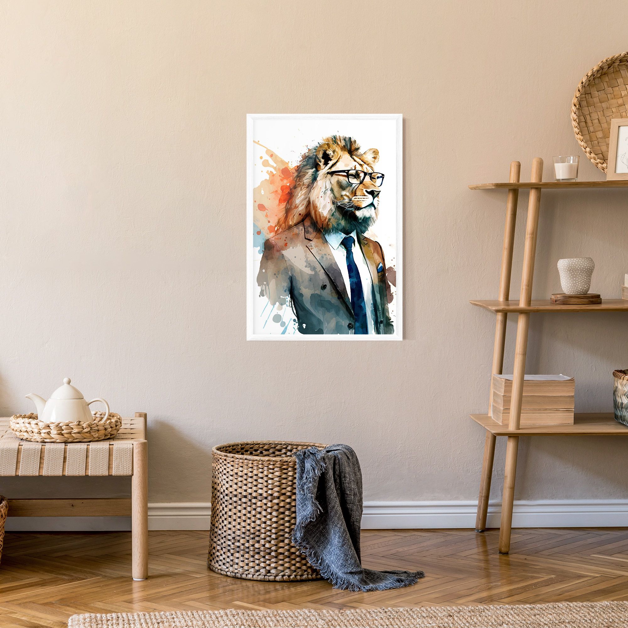 Brown Suit Lion mockup 9