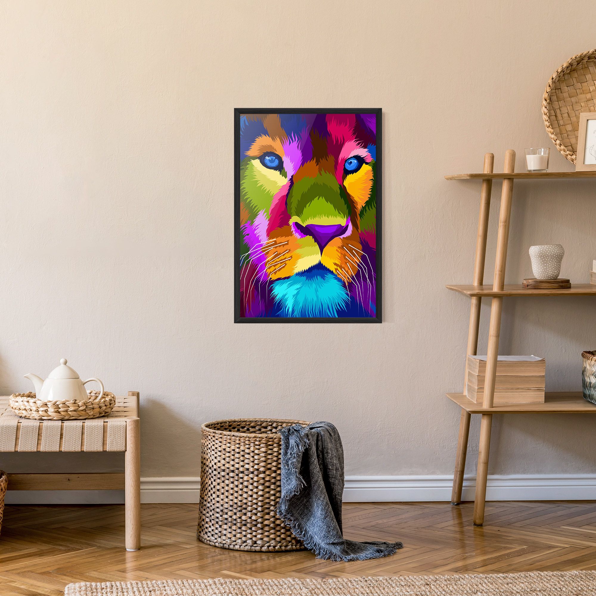 Color Lion Close Up mockup 9
