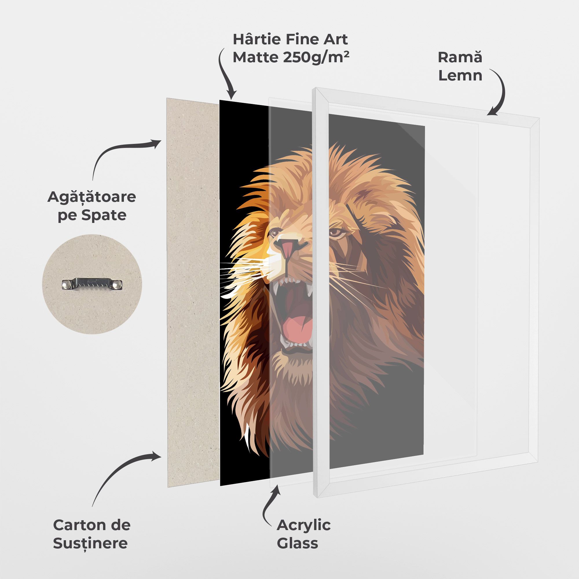 Angry Lion Head mockup 1