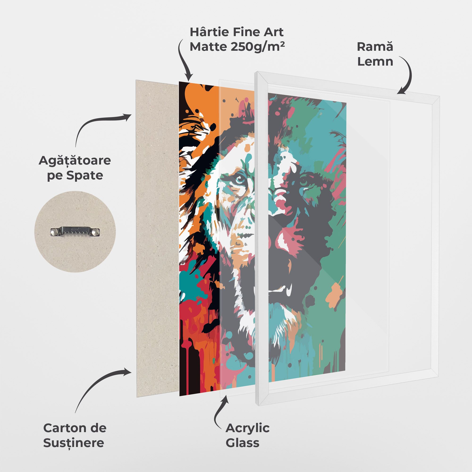 Blue Green Lion mockup 1