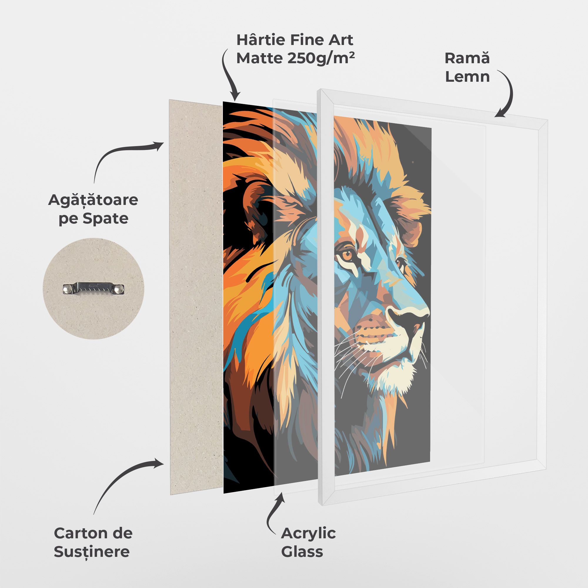Blue Yellow Lion mockup 1