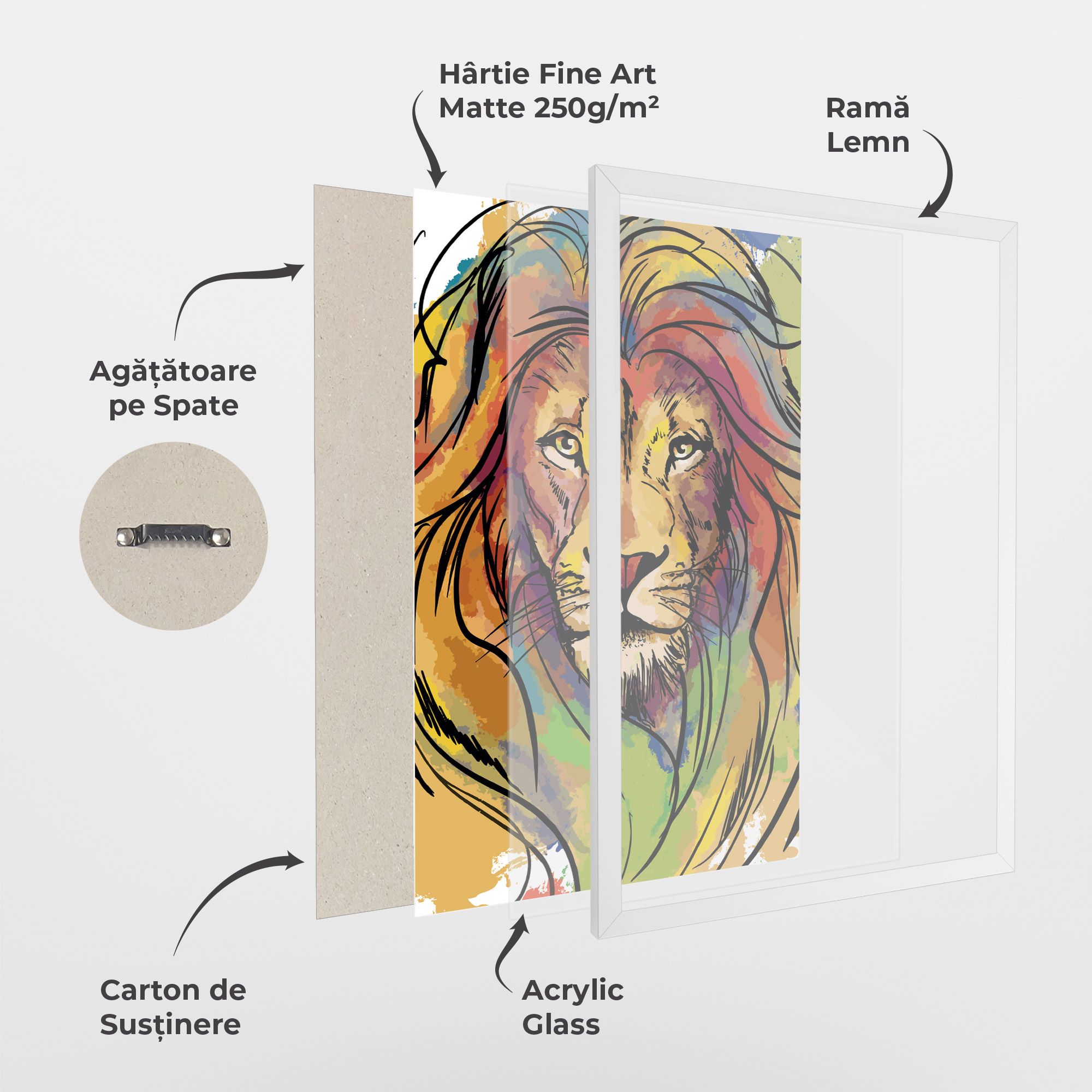 Drawn Lion mockup 1