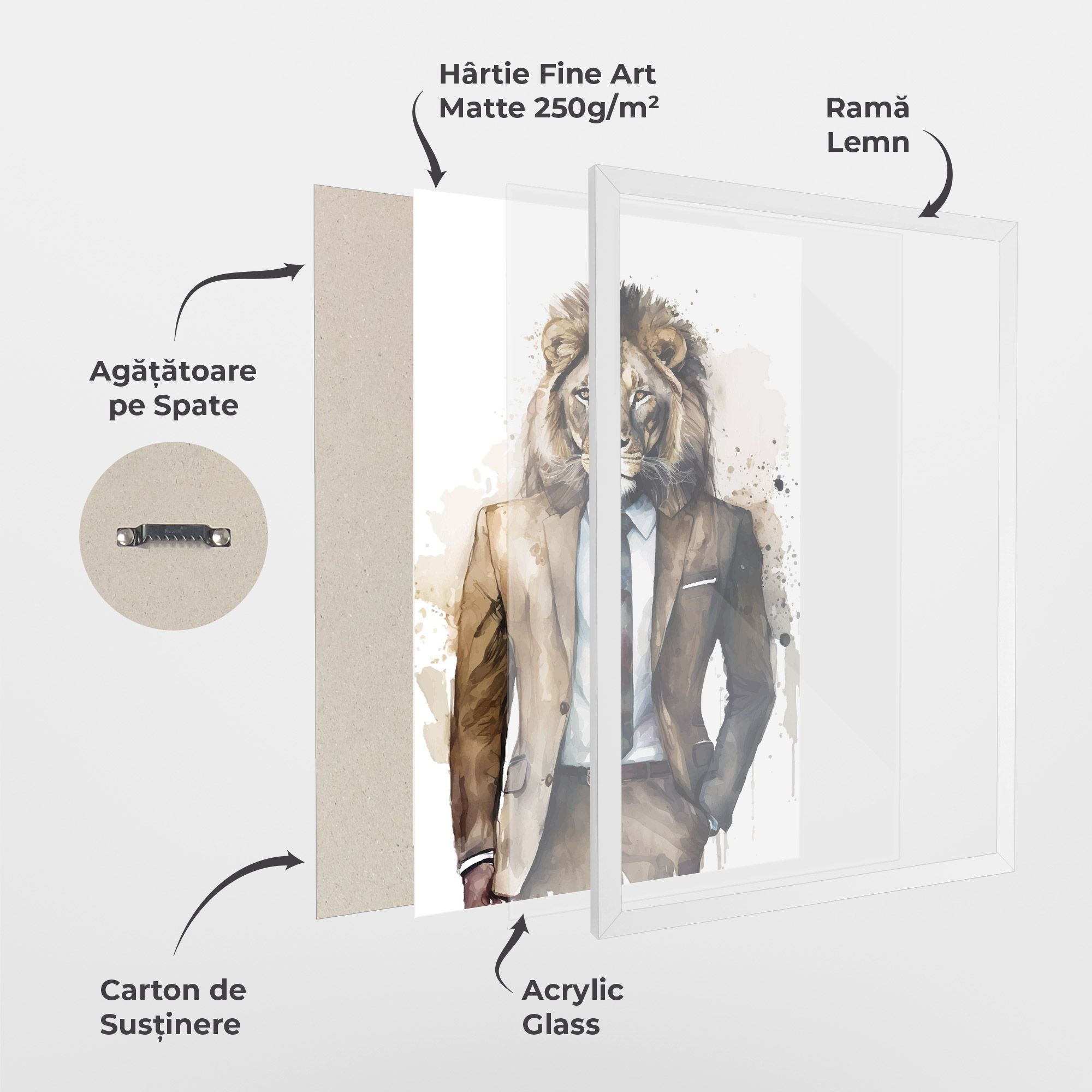Lion In Suit mockup 1
