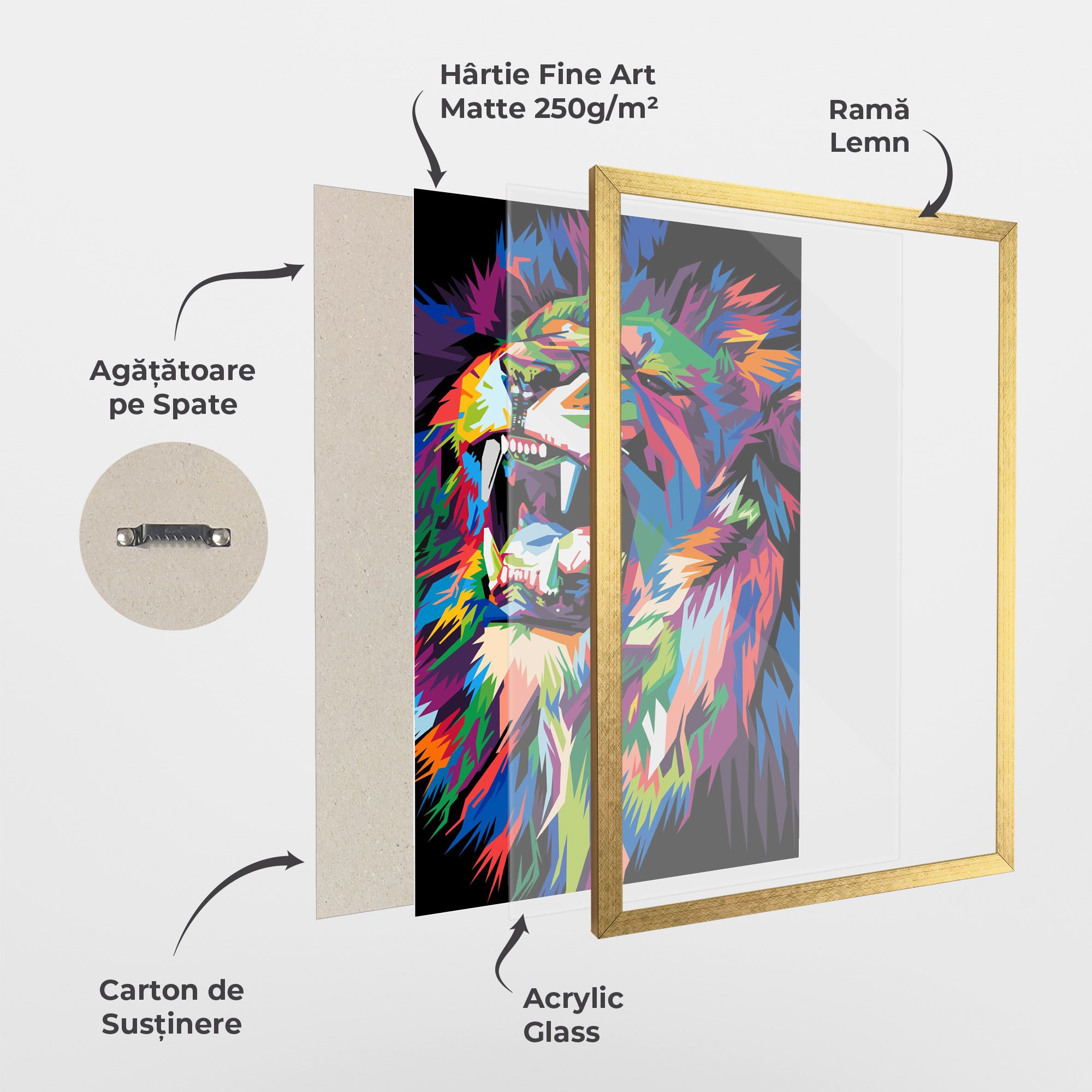 Beautiful Lion mockup 1