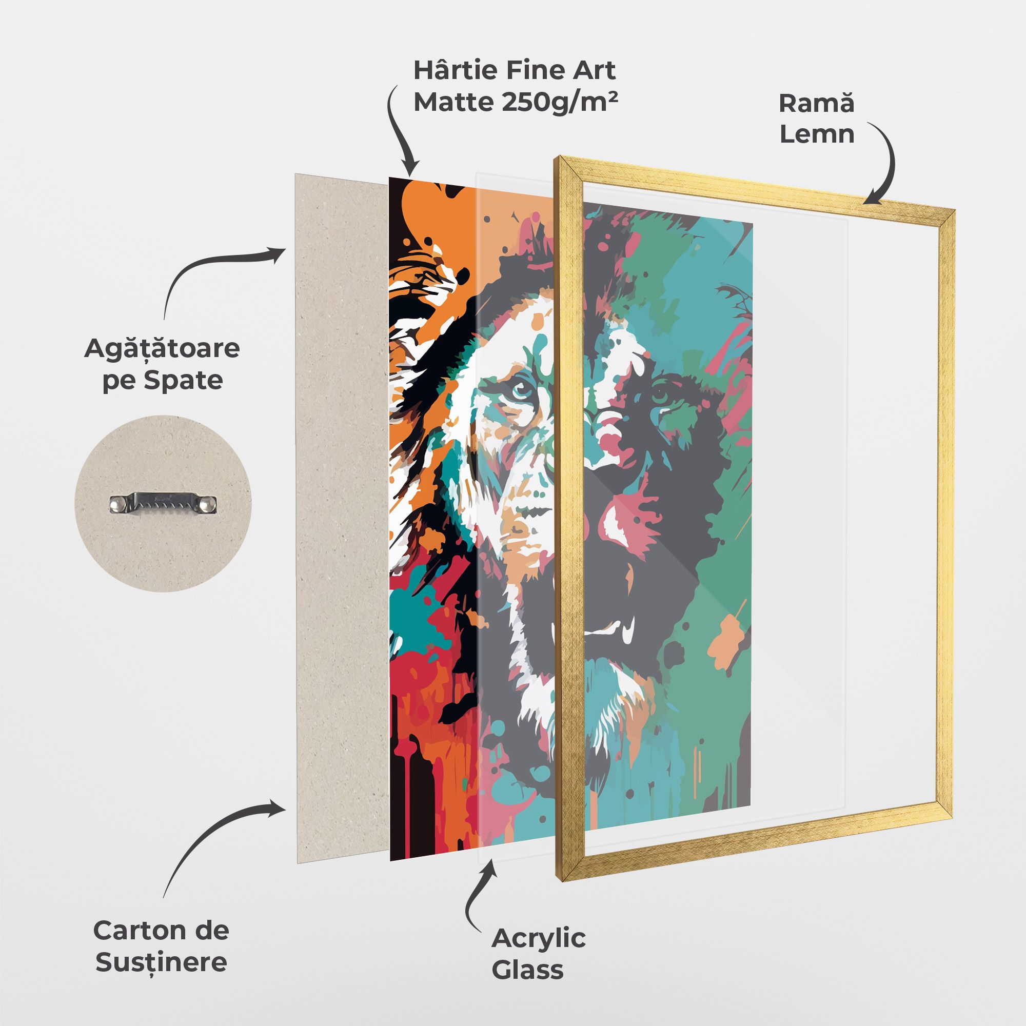 Blue Green Lion mockup 1