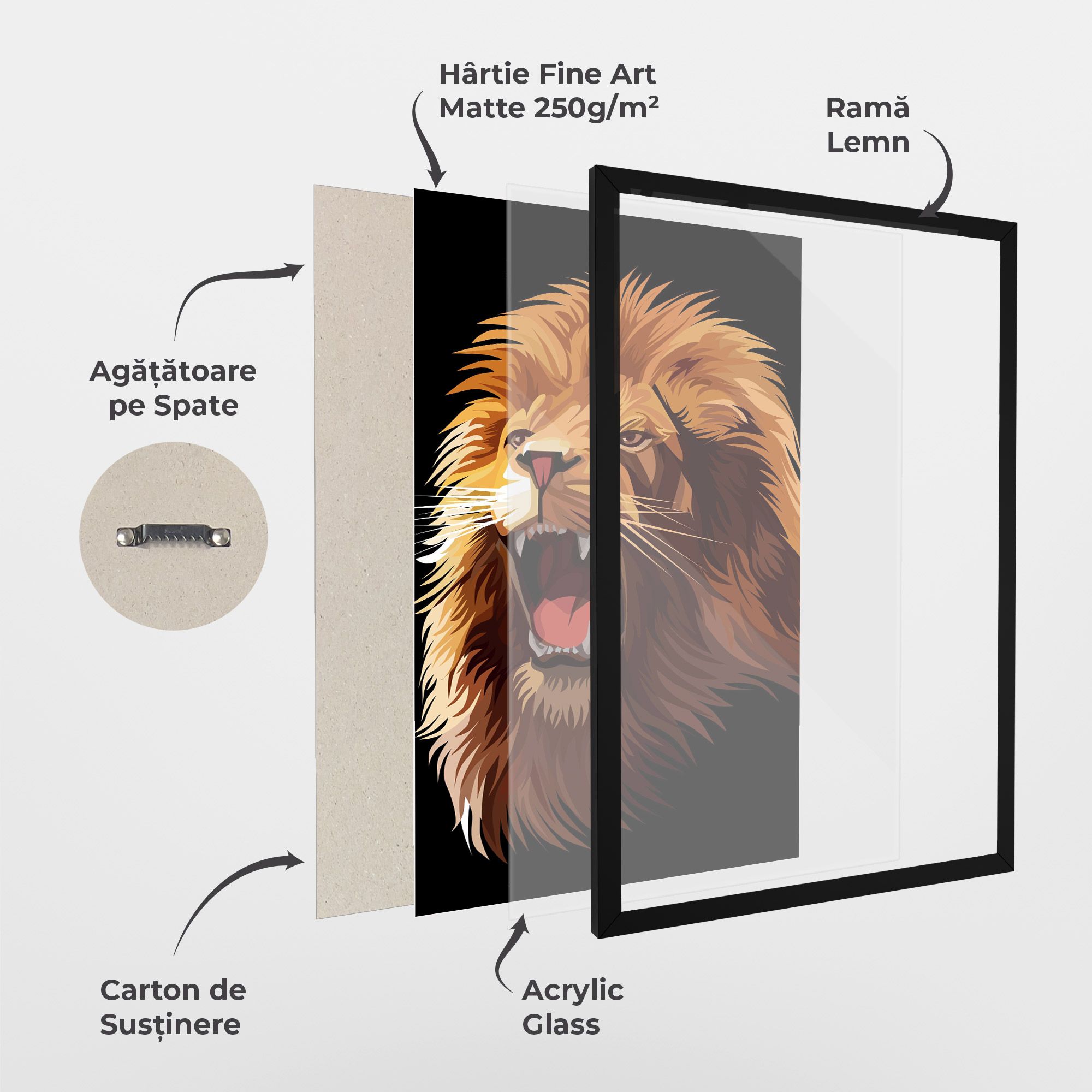 Angry Lion Head mockup 1