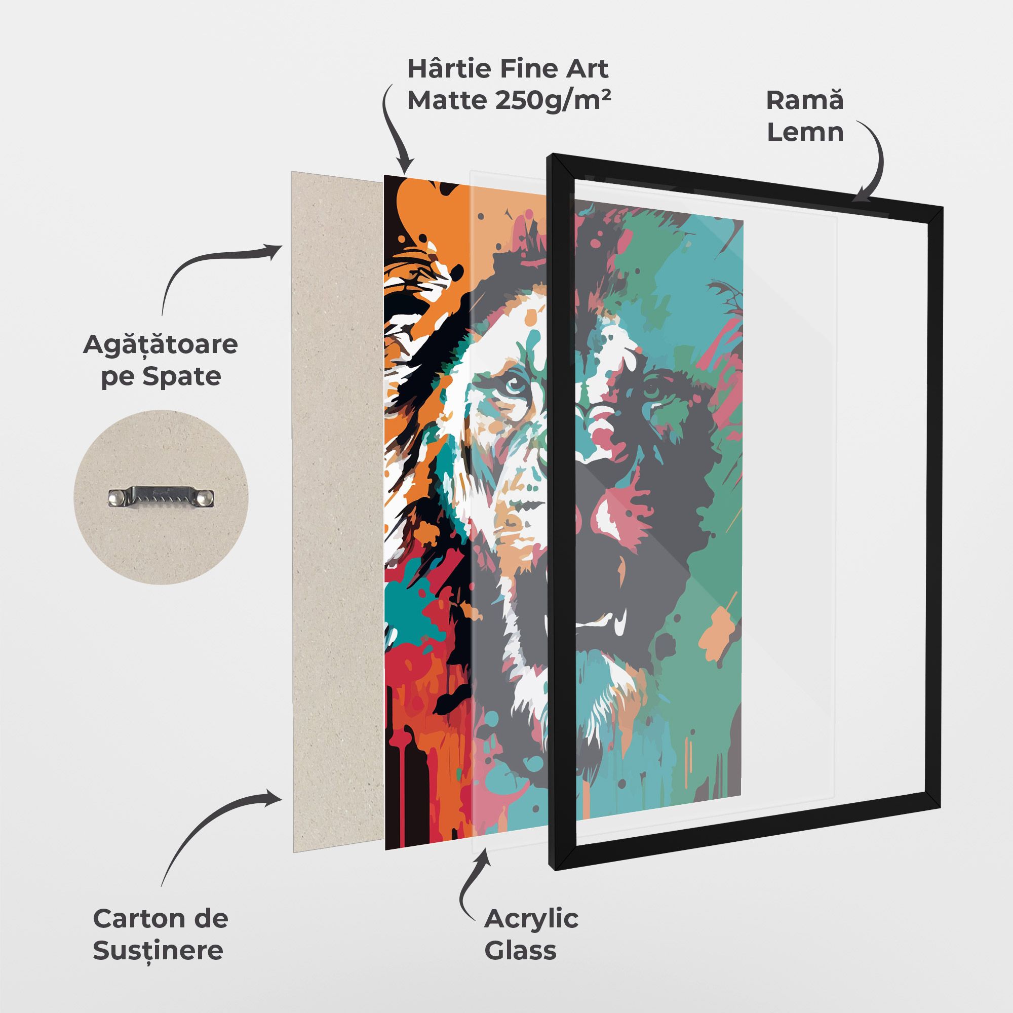 Blue Green Lion mockup 1