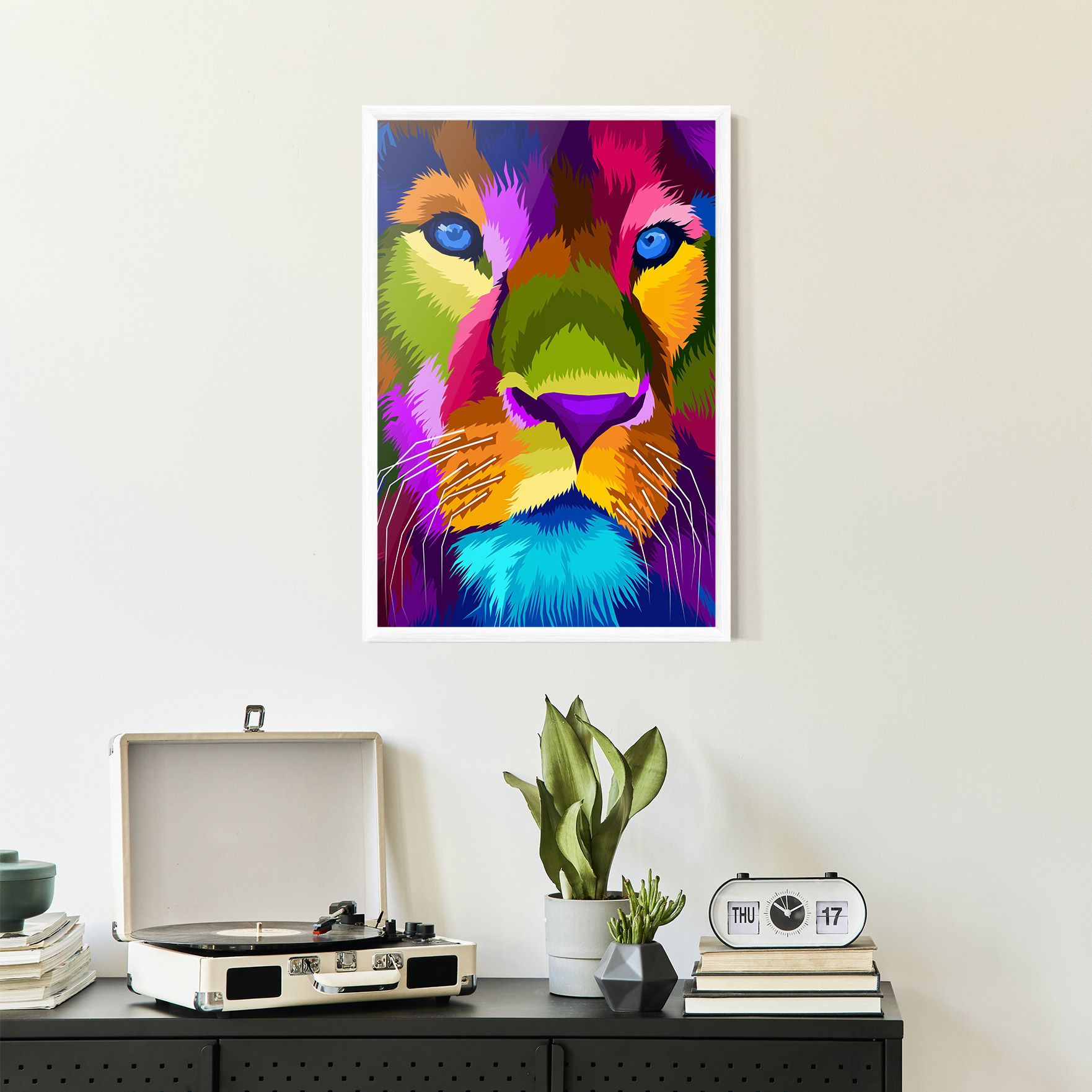 Color Lion Close Up mockup 2
