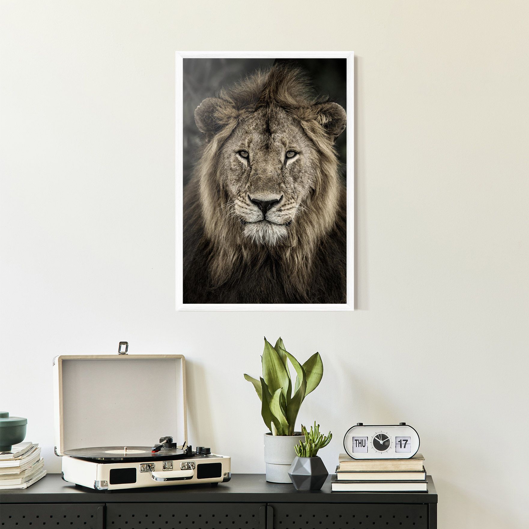 Lion Close Up mockup 2