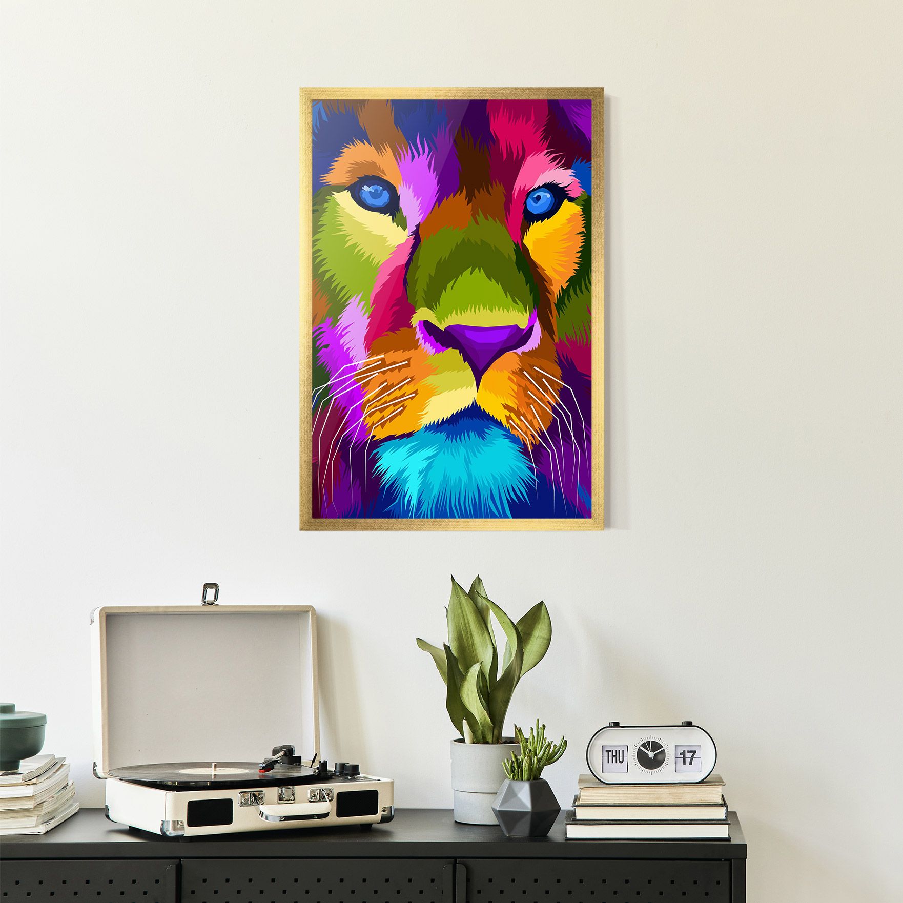 Color Lion Close Up mockup 2