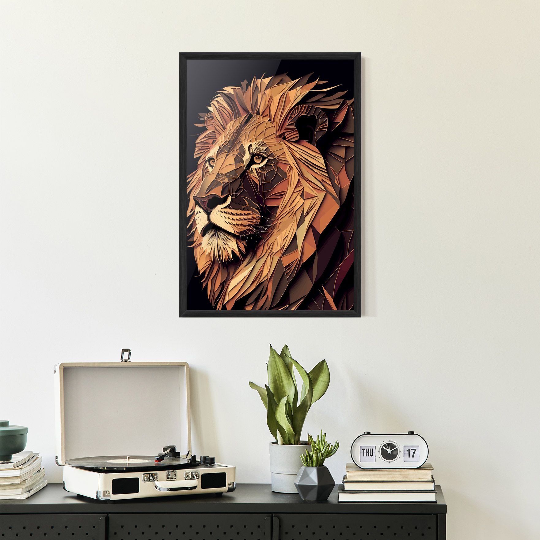 Orange Mix Lion mockup 2