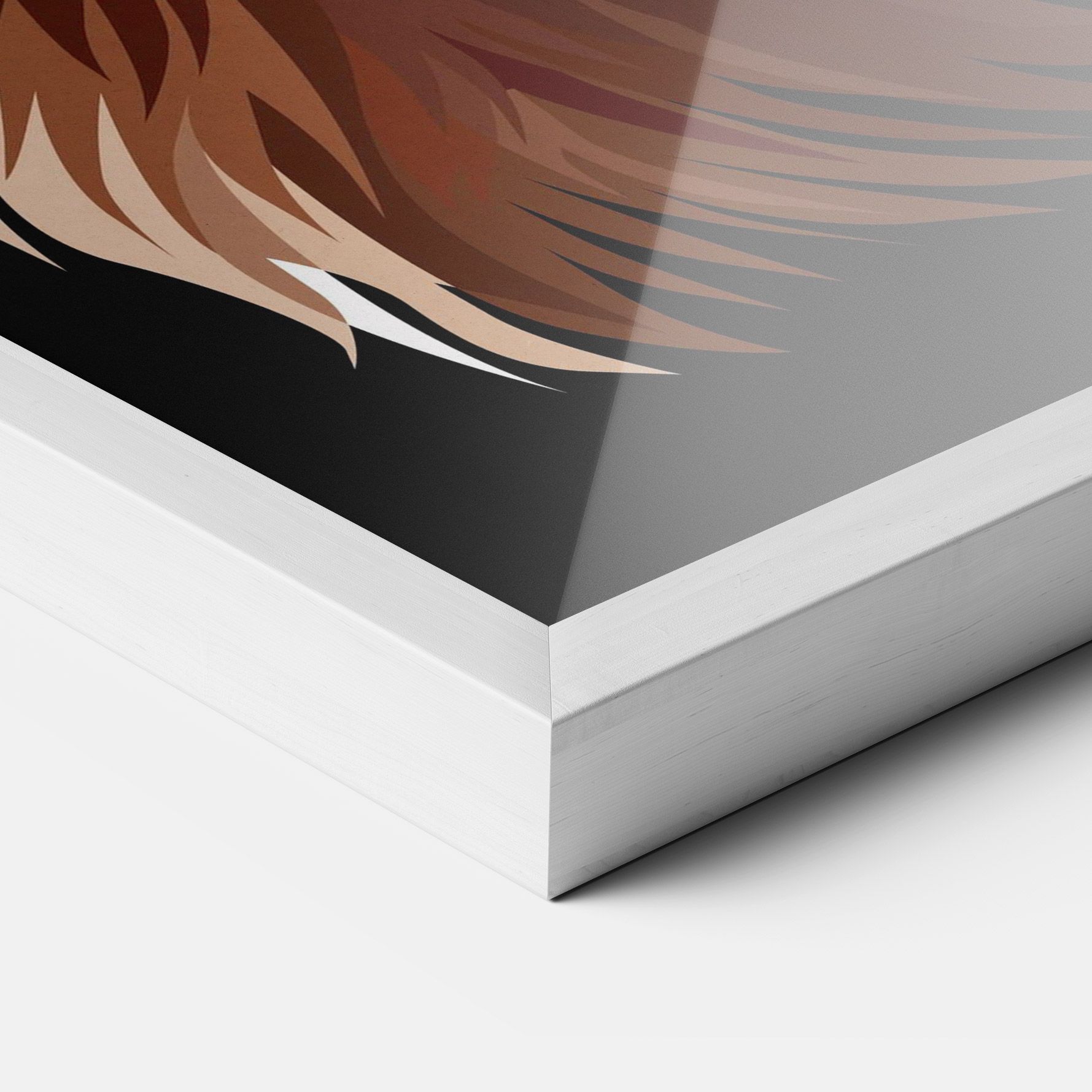 Angry Lion Head mockup 3