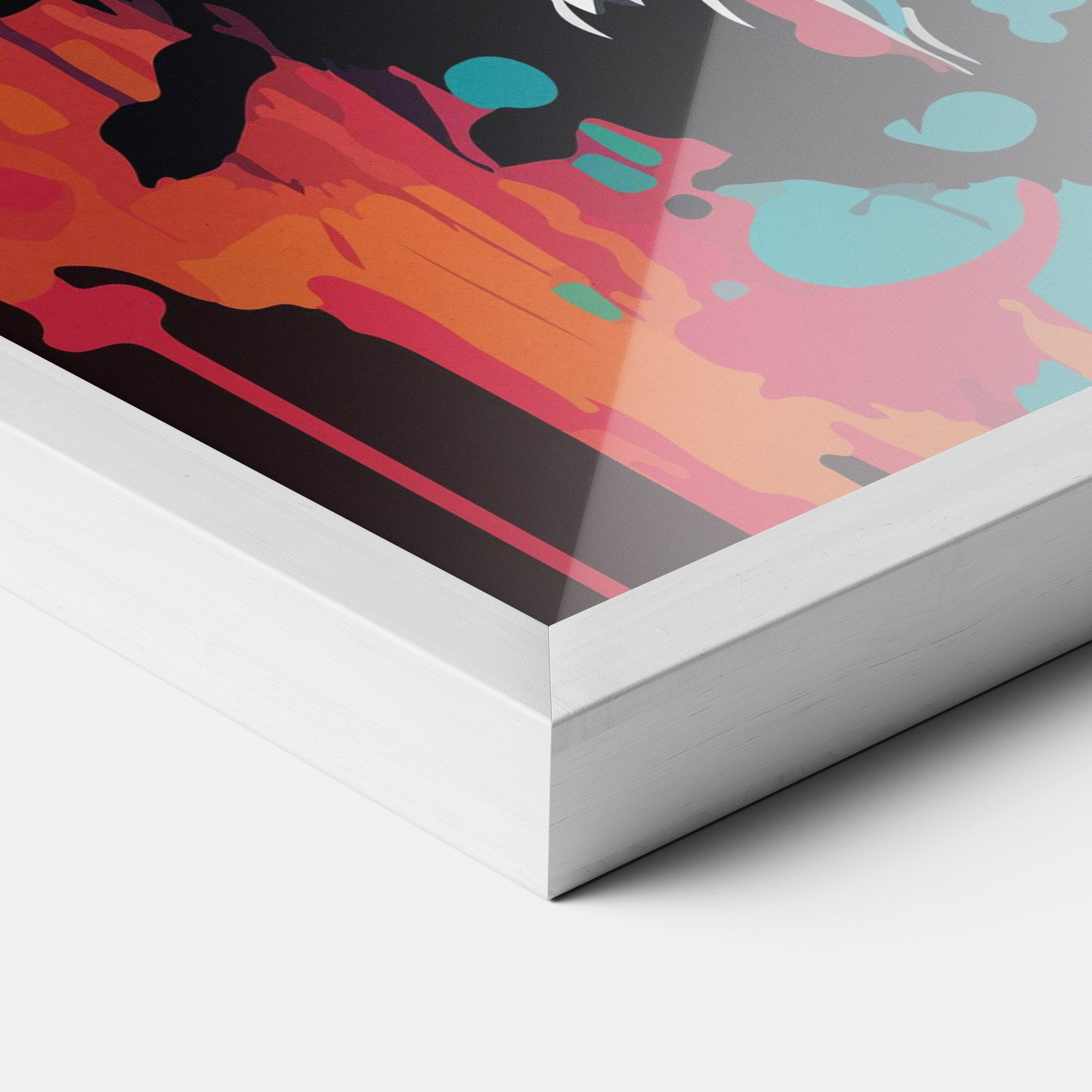 Blue Green Lion mockup 3