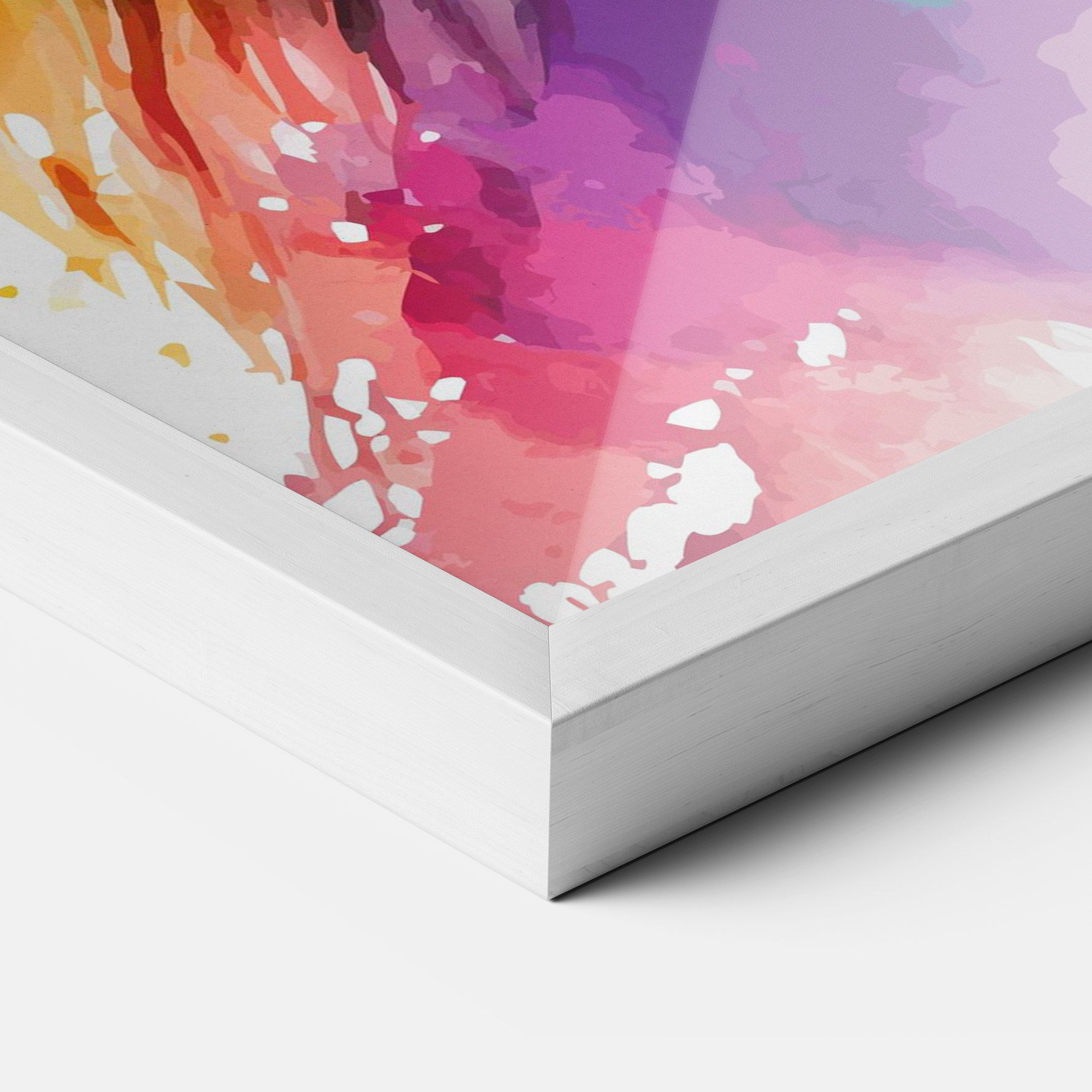 Vibrant Color Lion mockup 3