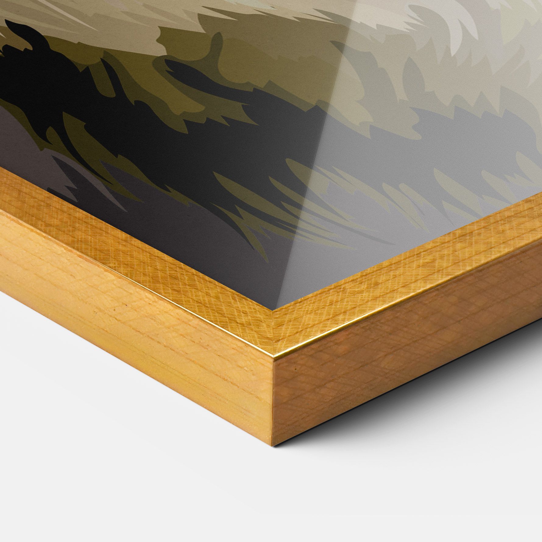 Beautiful Lion Art mockup 3