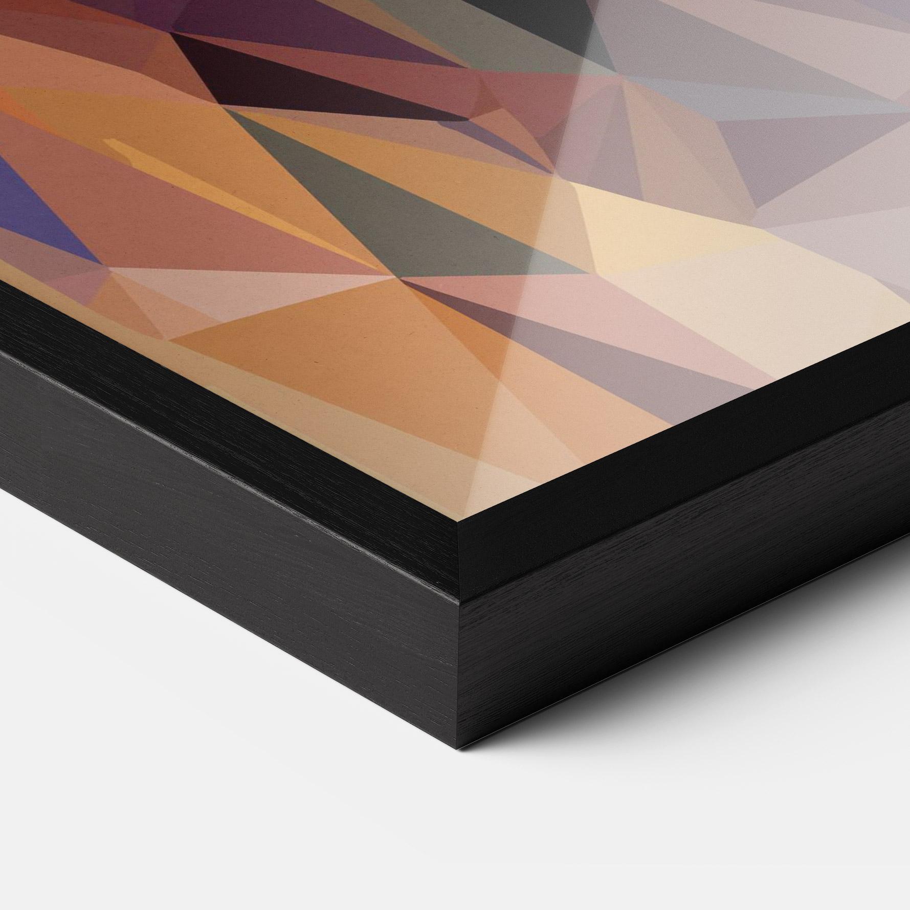 Poster Înrămat Artistic Lion Head mockup 3