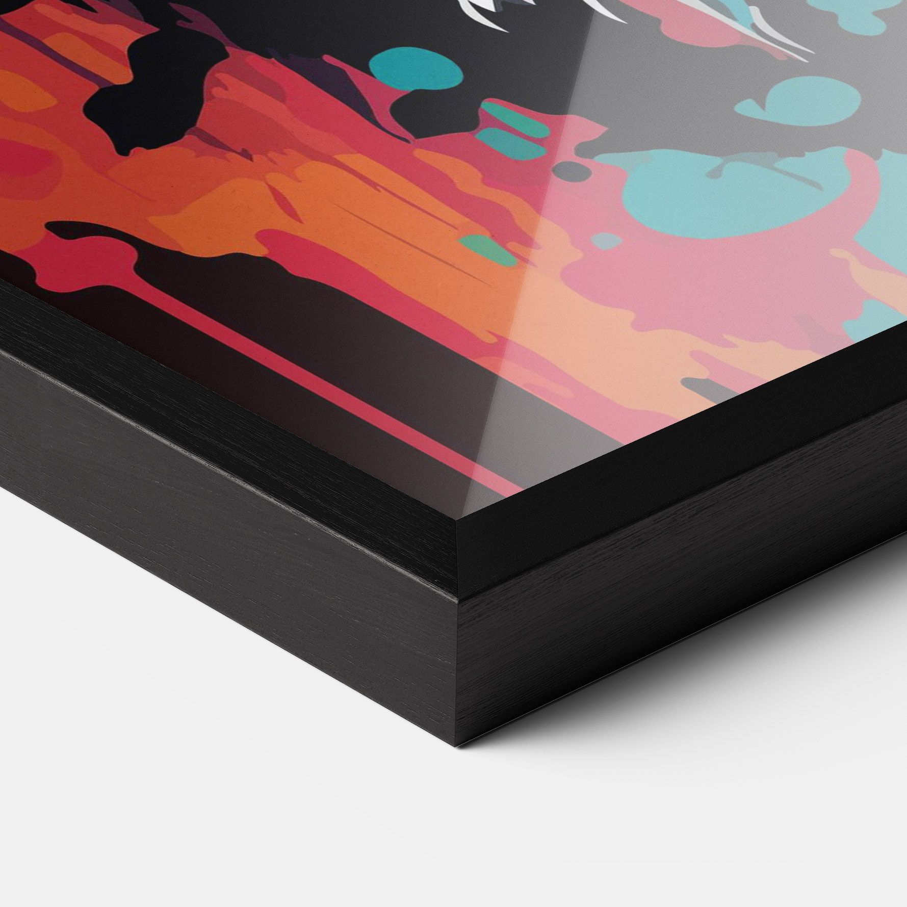 Blue Green Lion mockup 3