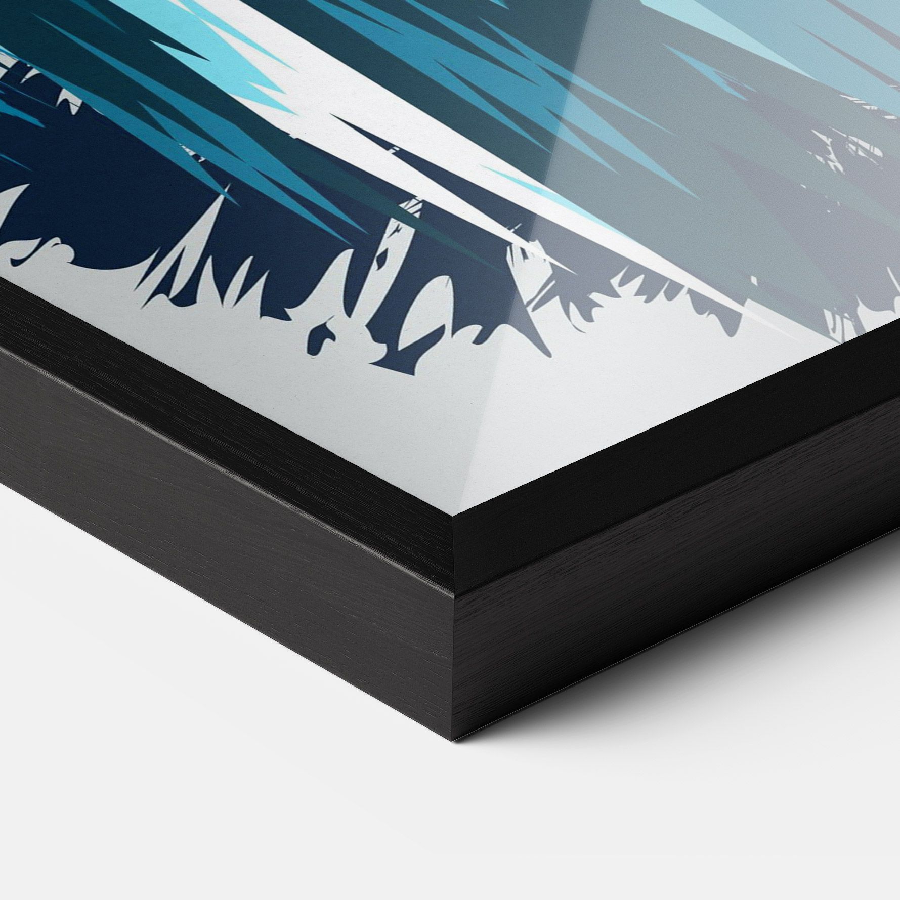 Blue Lion Head mockup 3