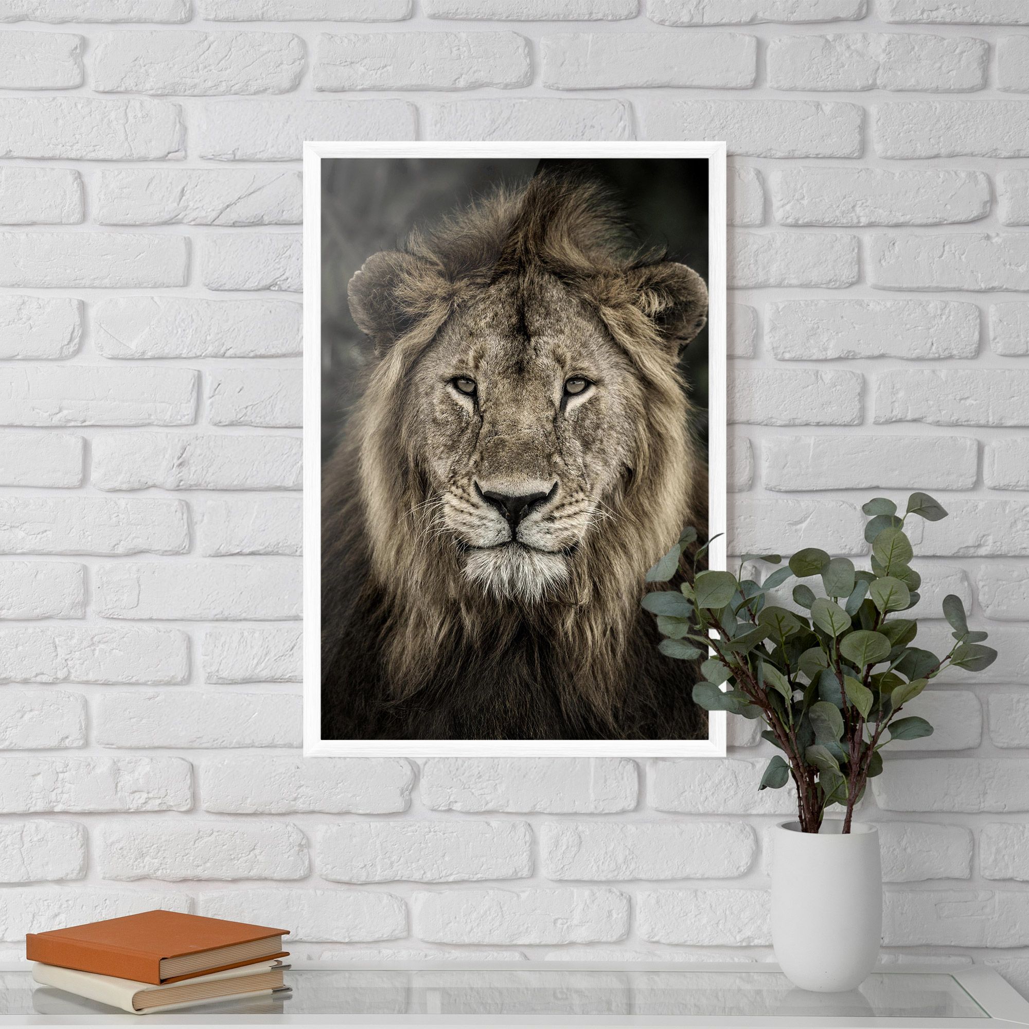 Lion Close Up mockup 5